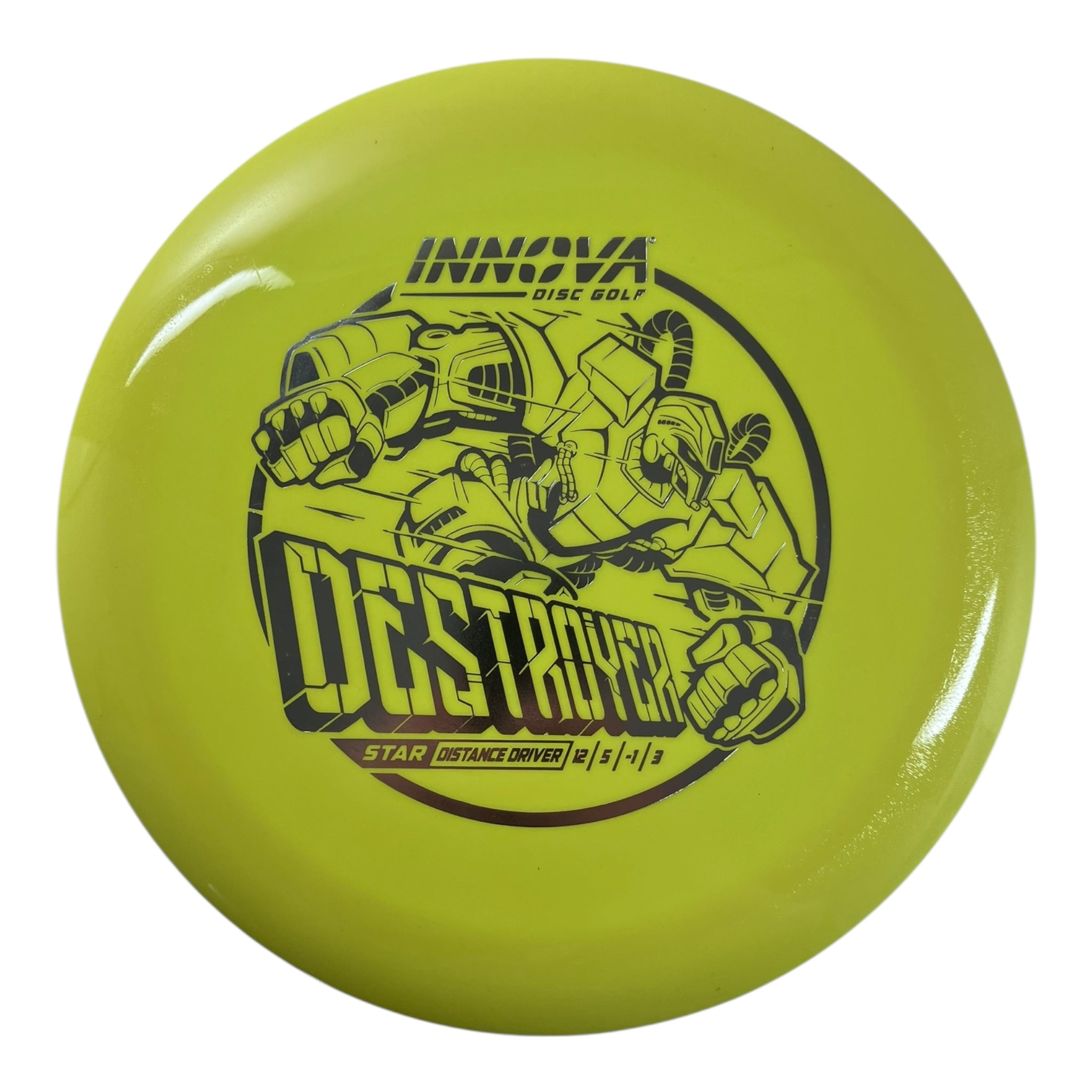 Innova Champion Discs Destroyer | Star | Yellow/Silver 168g Disc Golf