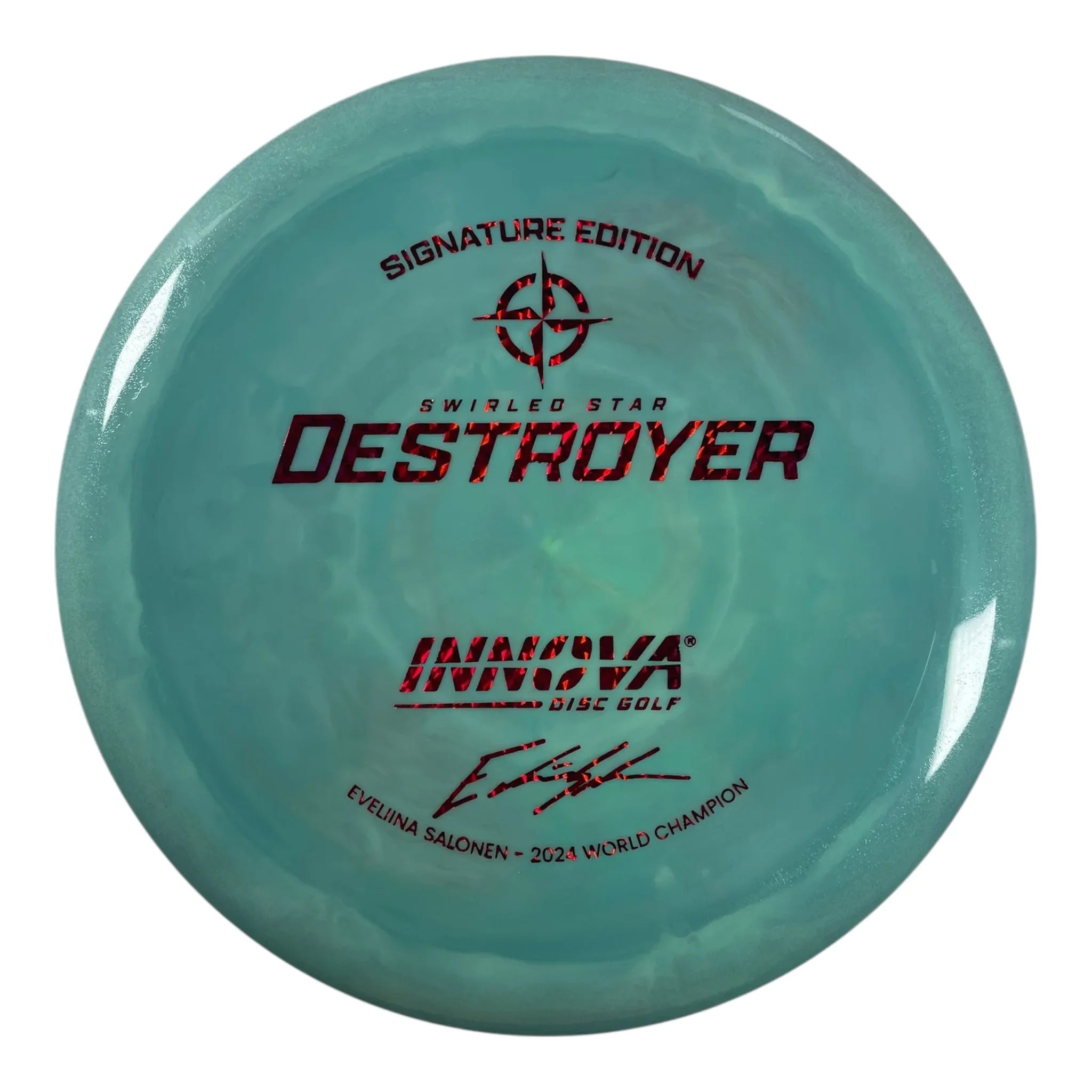 Innova Champion Discs Destroyer | Swirled Star | Blue/Red 171g (Eveliina Salonen) Disc Golf