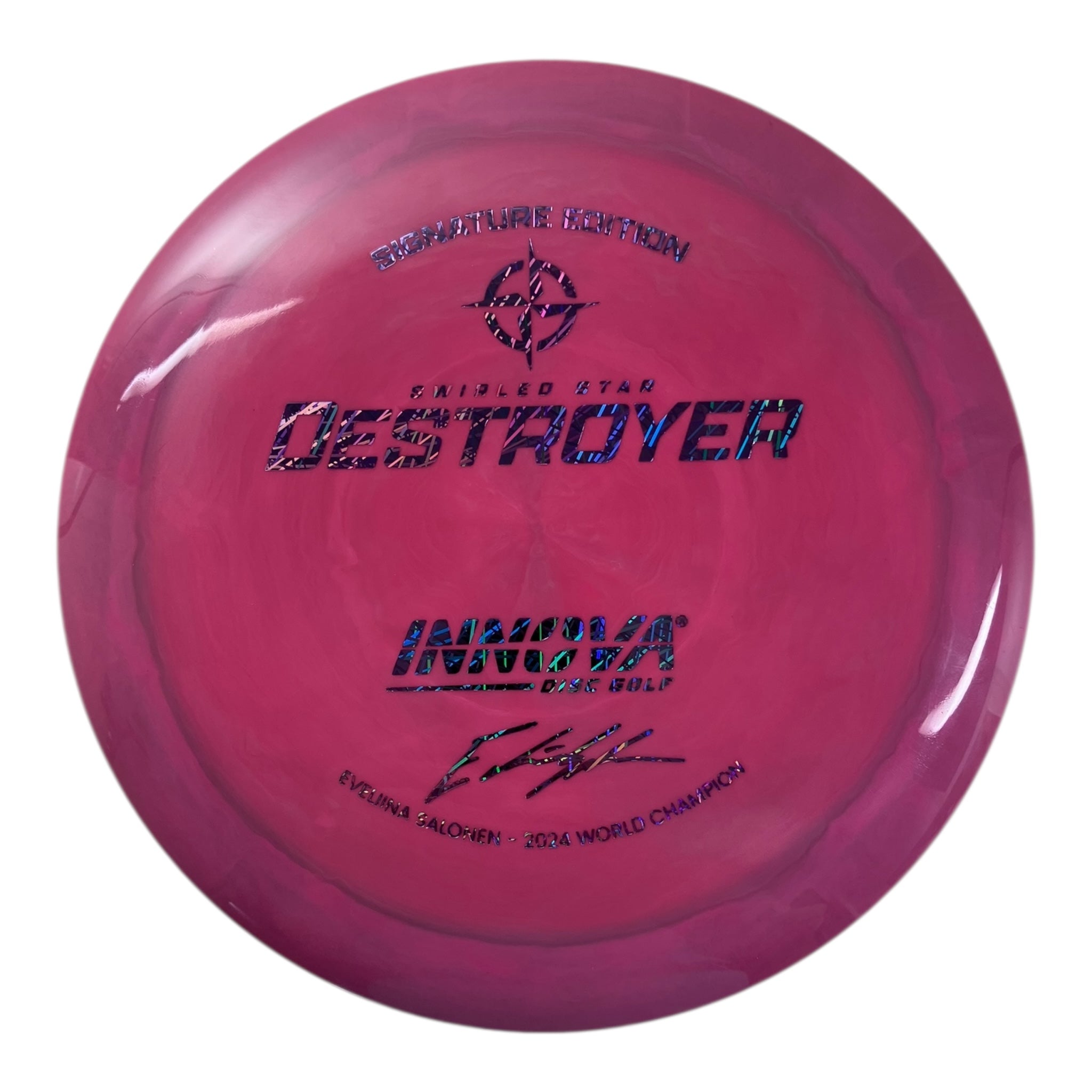 Innova Champion Discs Destroyer | Swirled Star | Pink/Purple 172g (Eveliina Salonen) Disc Golf