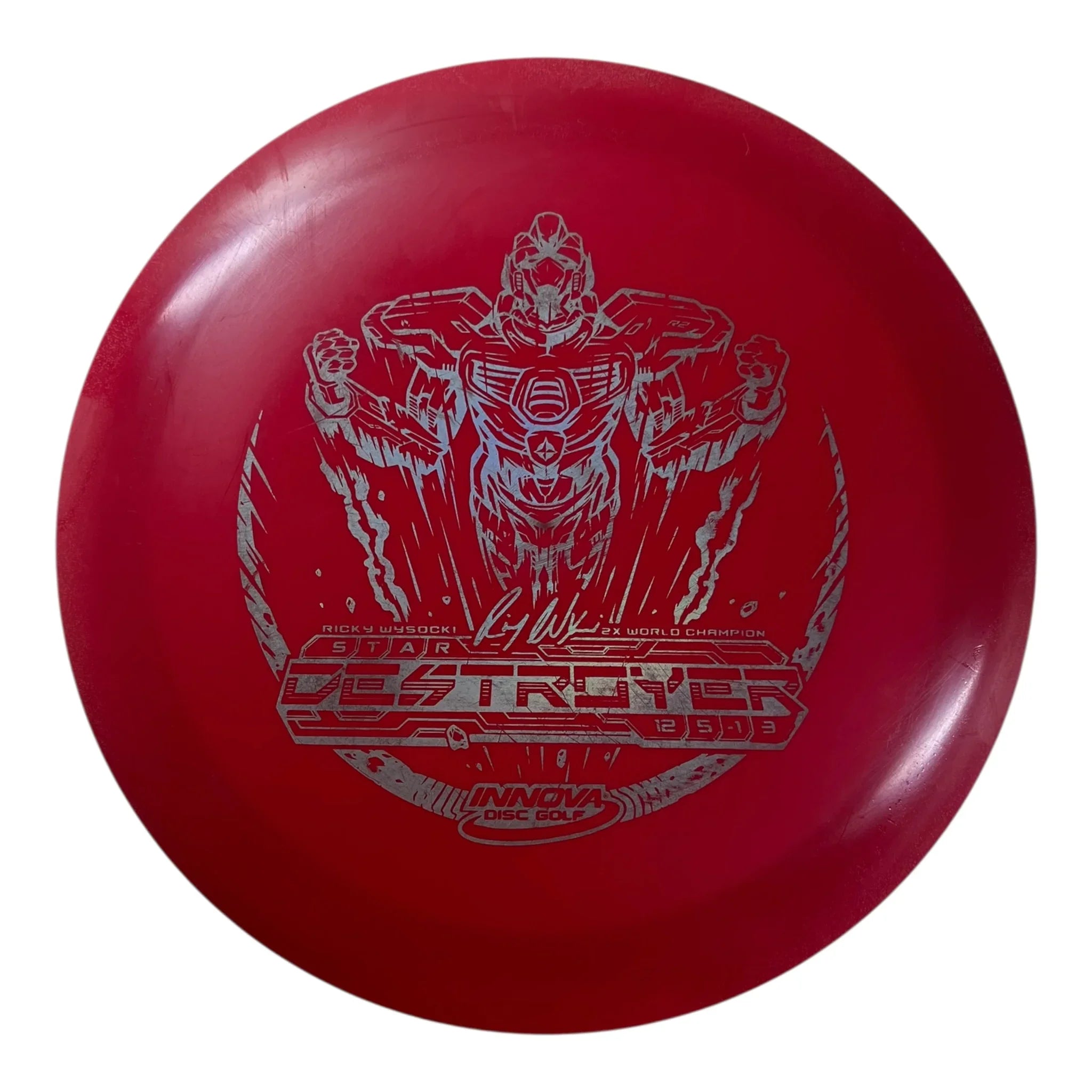 Innova Champion Discs Destroyer - Used Fair | Star | Red/Silver 176g (Ricky Wysocki) Disc Golf