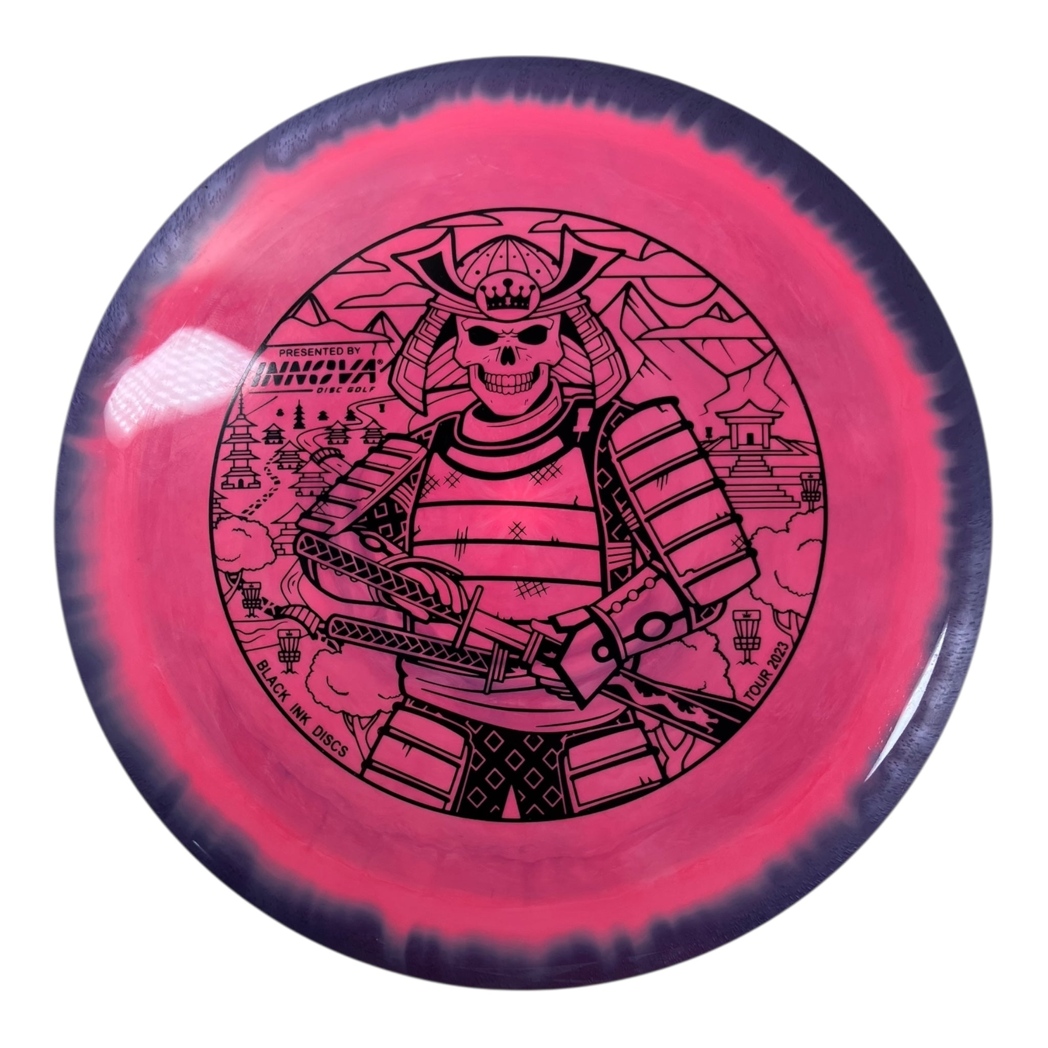 Innova Champion Discs Destroyer - Used Like New | Halo | Pink/Black 173g (Black Ink 2023) Disc Golf