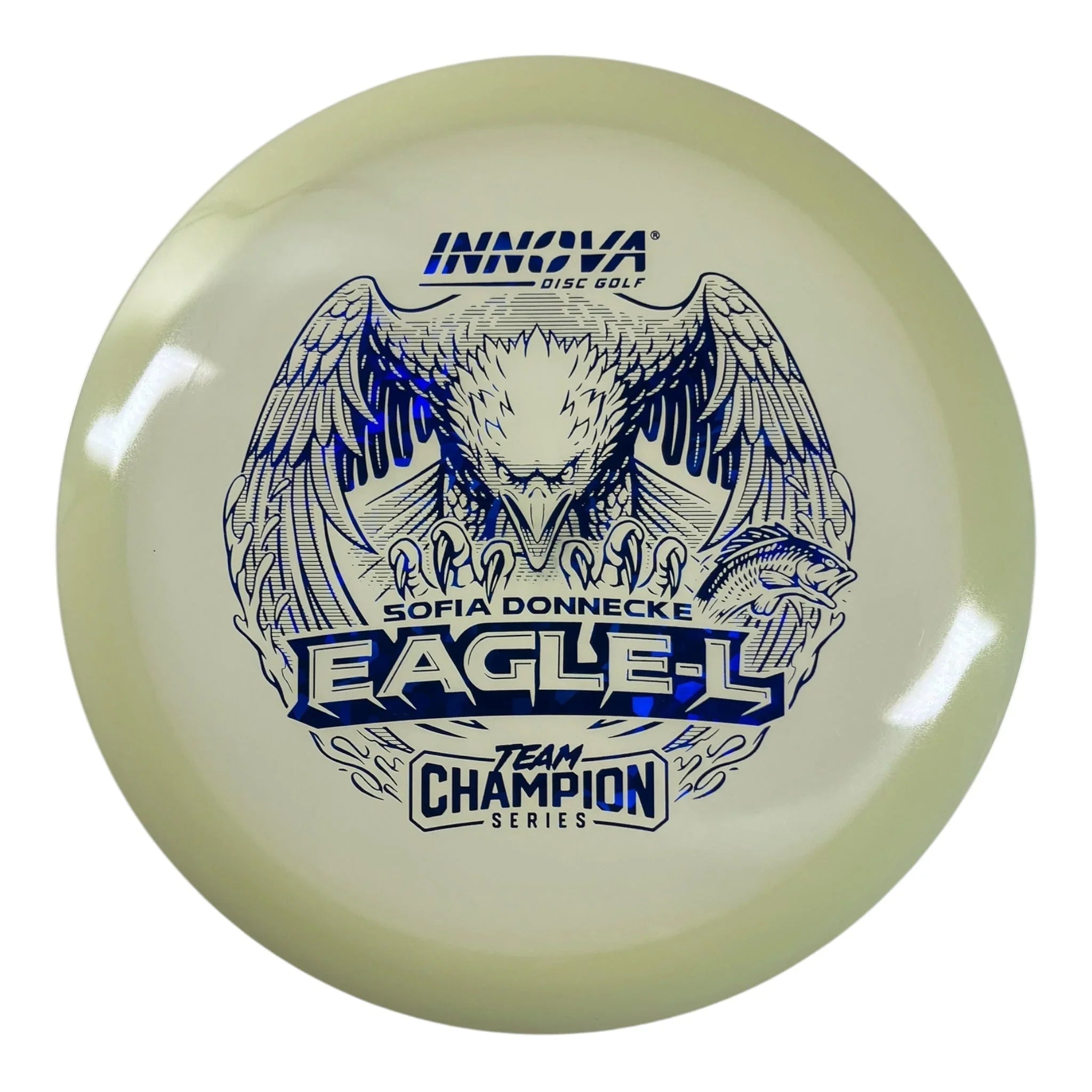 Innova Champion Discs Eagle - L | Proto Glow Champion | Glow/Blue 175g (Sofia Donnecke) Disc Golf