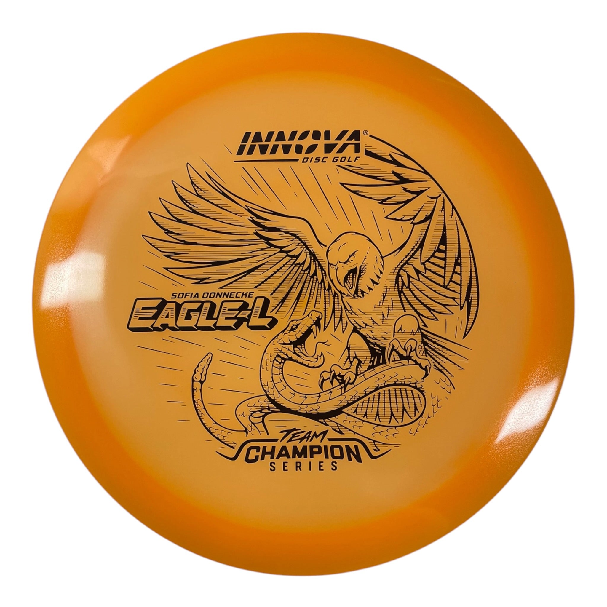Innova Champion Discs Eagle-L | Proto Glow Champion | Orange/Black 173g (Sofia Donnecke) Disc Golf