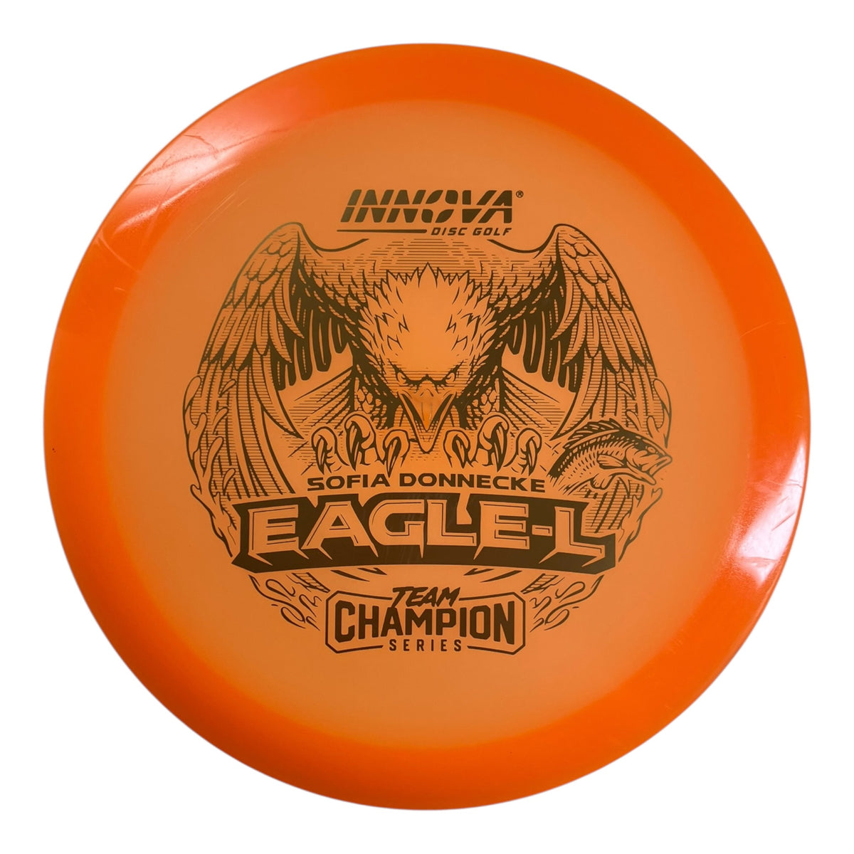 Innova Champion Discs Eagle-L - Used Like New | Proto Glow Champion | Orange/Gold 173g (Sofia Donnecke) Disc Golf