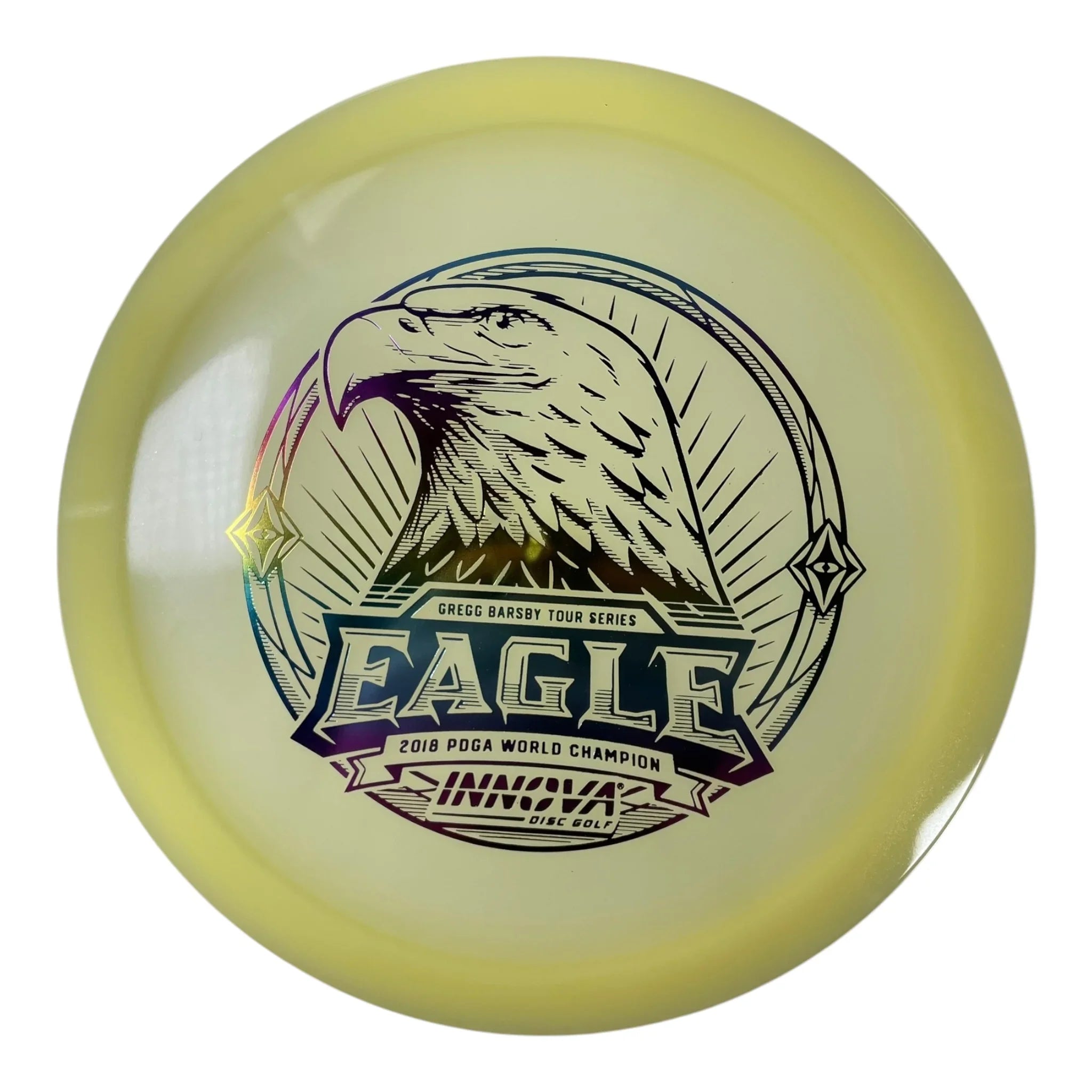 Innova Champion Discs Eagle | Proto Glow Champion | Glow/Rainbow 173g (Gregg Barbsy) Disc Golf
