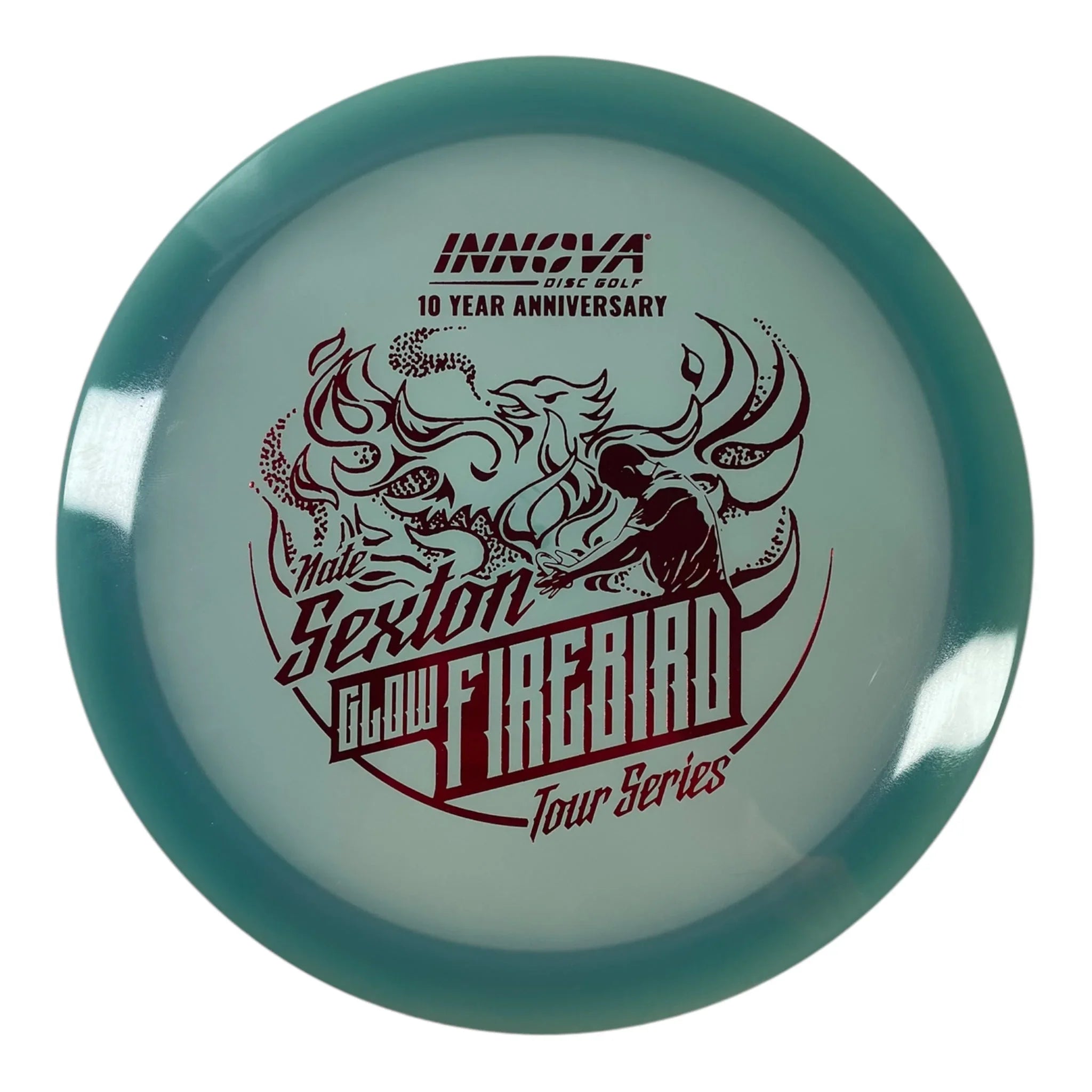 Innova Champion Discs Firebird | Champion Proto Glow | Blue/Red 173g (Nate Sexton 10 Year Anniversary) Disc Golf