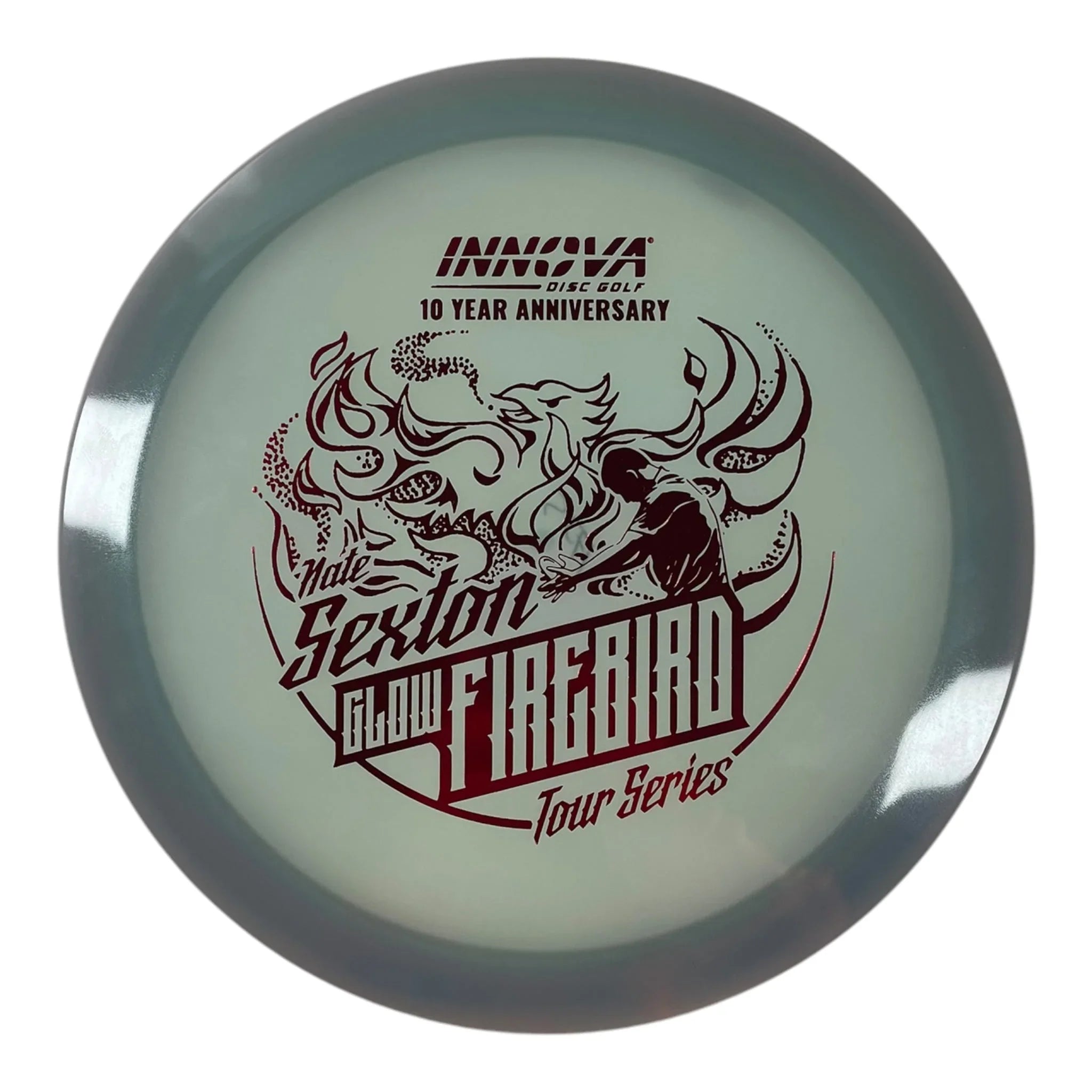Innova Champion Discs Firebird | Champion Proto Glow | Green/Red 173g (Nate Sexton 10 Year Anniversary) Disc Golf