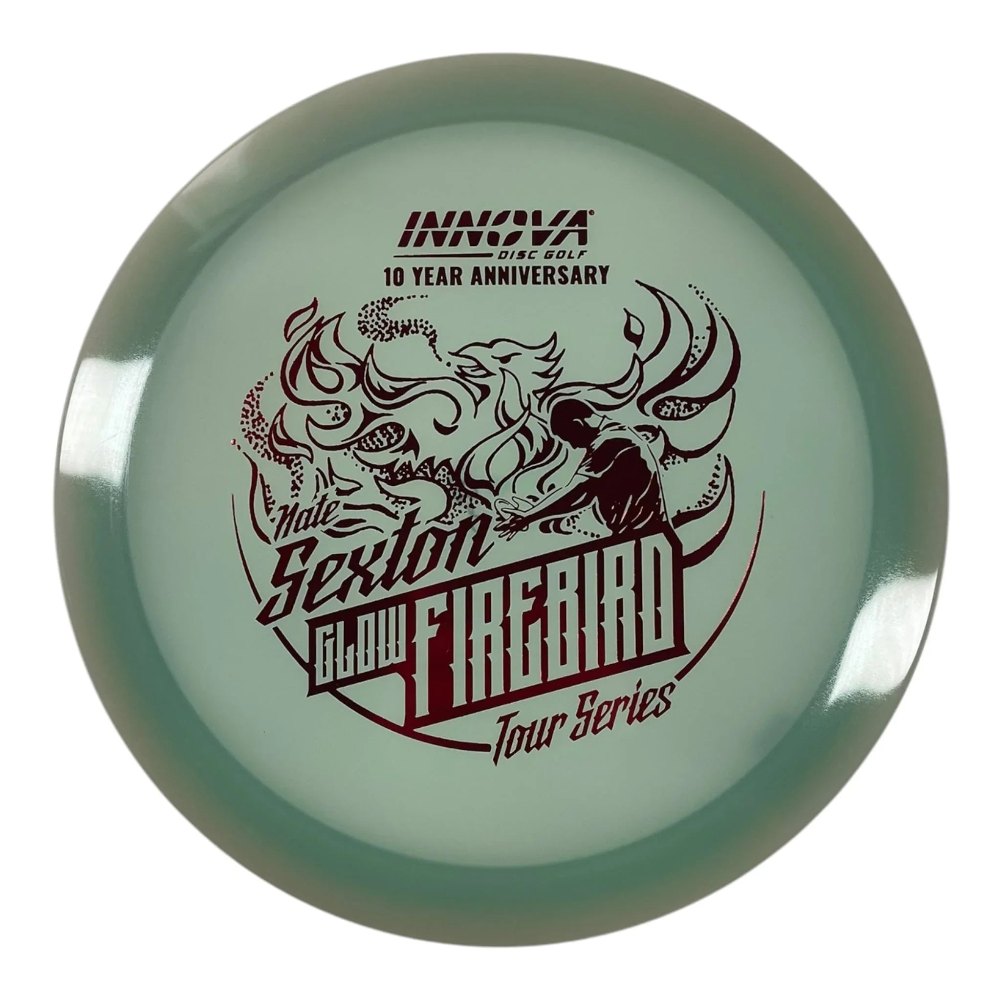Innova Champion Discs Firebird | Champion Proto Glow | Green/Red 173g (Nate Sexton 10 Year Anniversary) Disc Golf