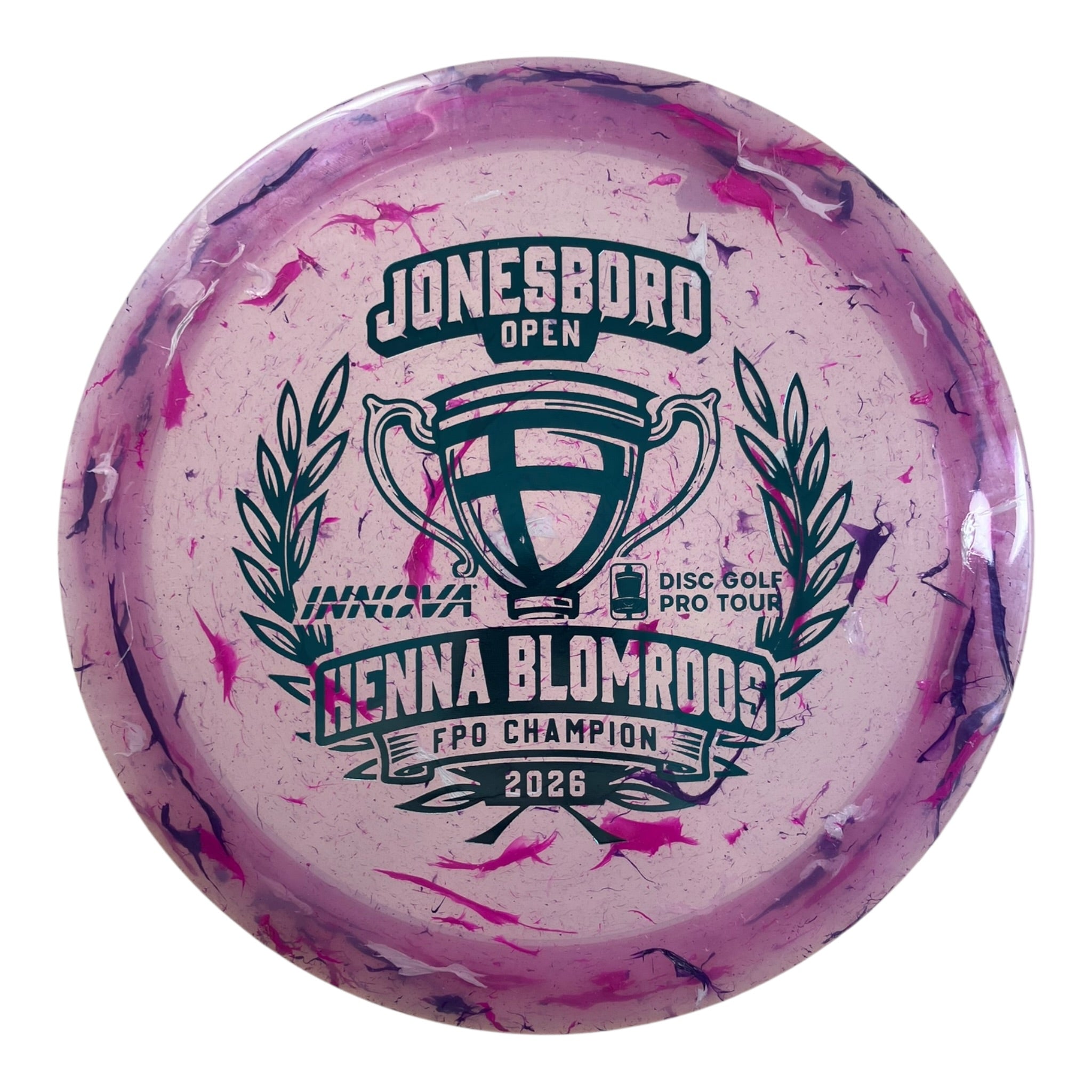 Innova Champion Discs Firebird | Party Time | Pink/Blue 173g (Henna Blomroos Commemorative) Disc Golf