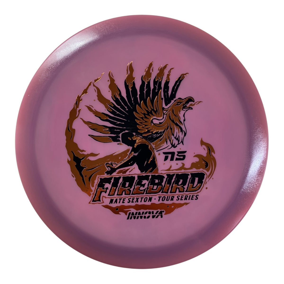 Innova Champion Discs Firebird | Proto Glow Halo Champion | Pink/Gold 173g (Nate Sexton 2026) Disc Golf