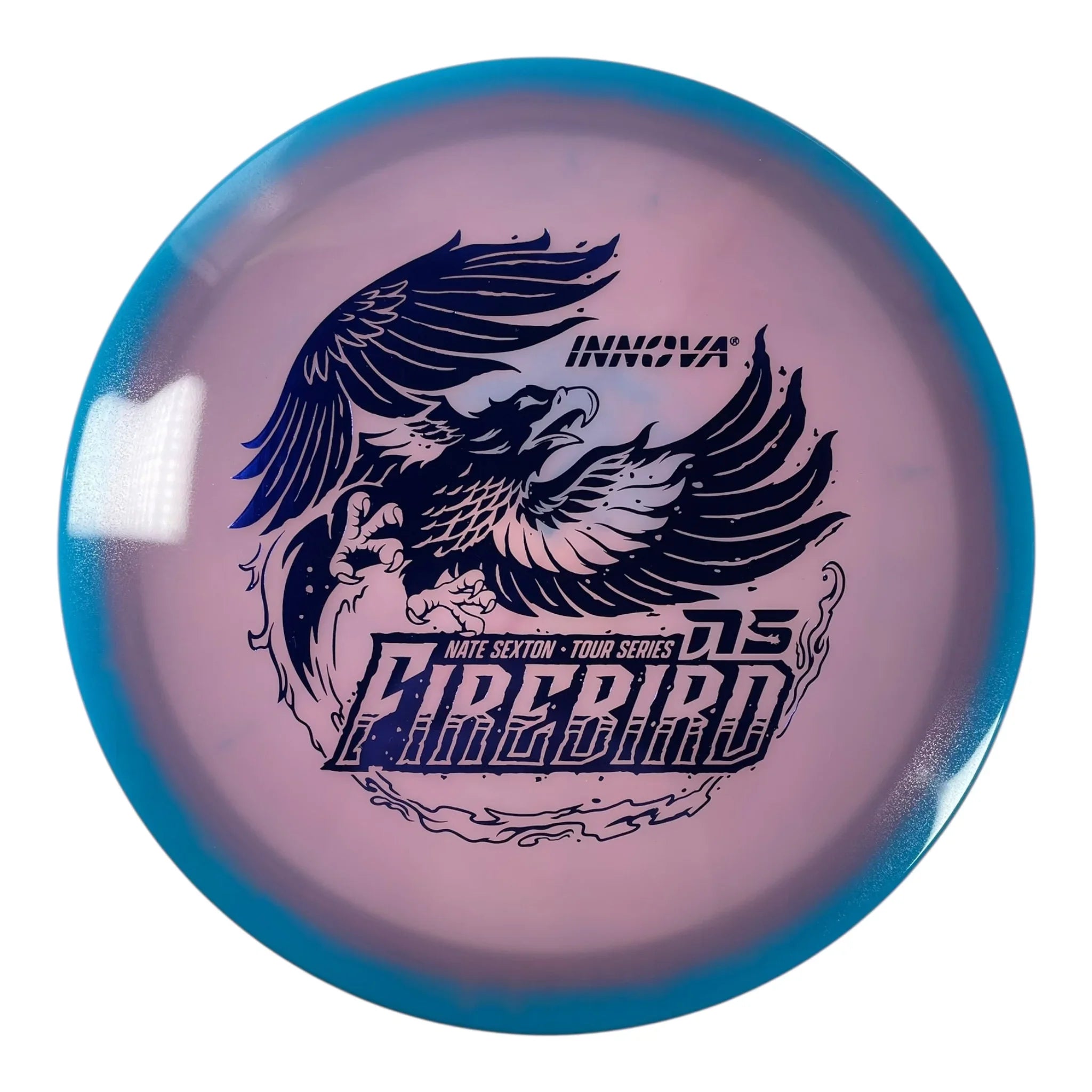 Innova Champion Discs Firebird | Proto Glow Halo Champion | Purple/Blue 174-175g (Nate Sexton) Disc Golf