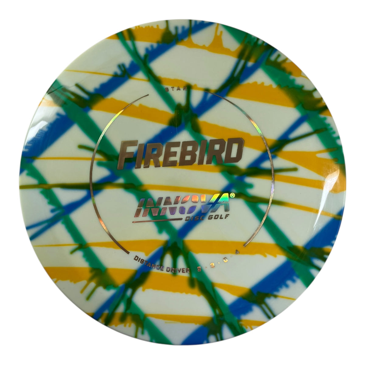 Innova Champion Discs Firebird | Star I-Dye | Yellow/Blue/Gold 171g Disc Golf