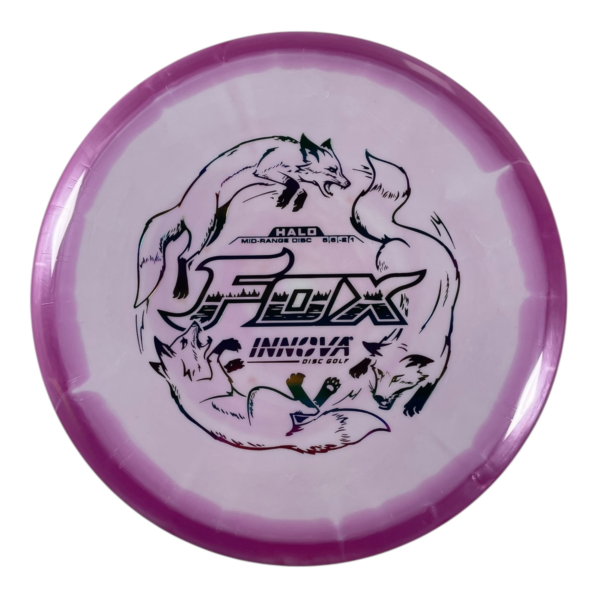 Innova Champion Discs Fox | Halo Star | Pink/Rainbow 180g Disc Golf