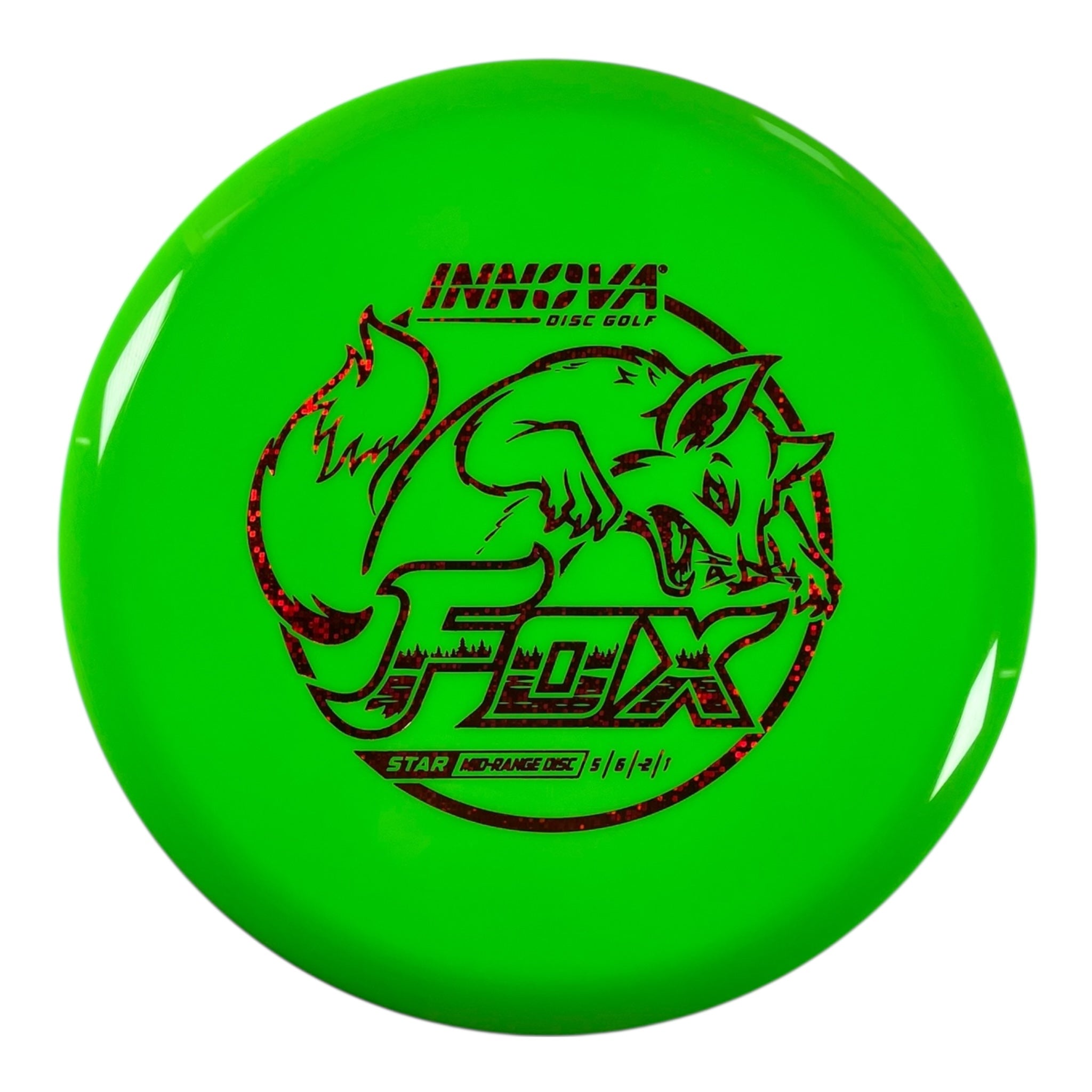 Innova Champion Discs Fox | Star | Green/Red 180g Disc Golf