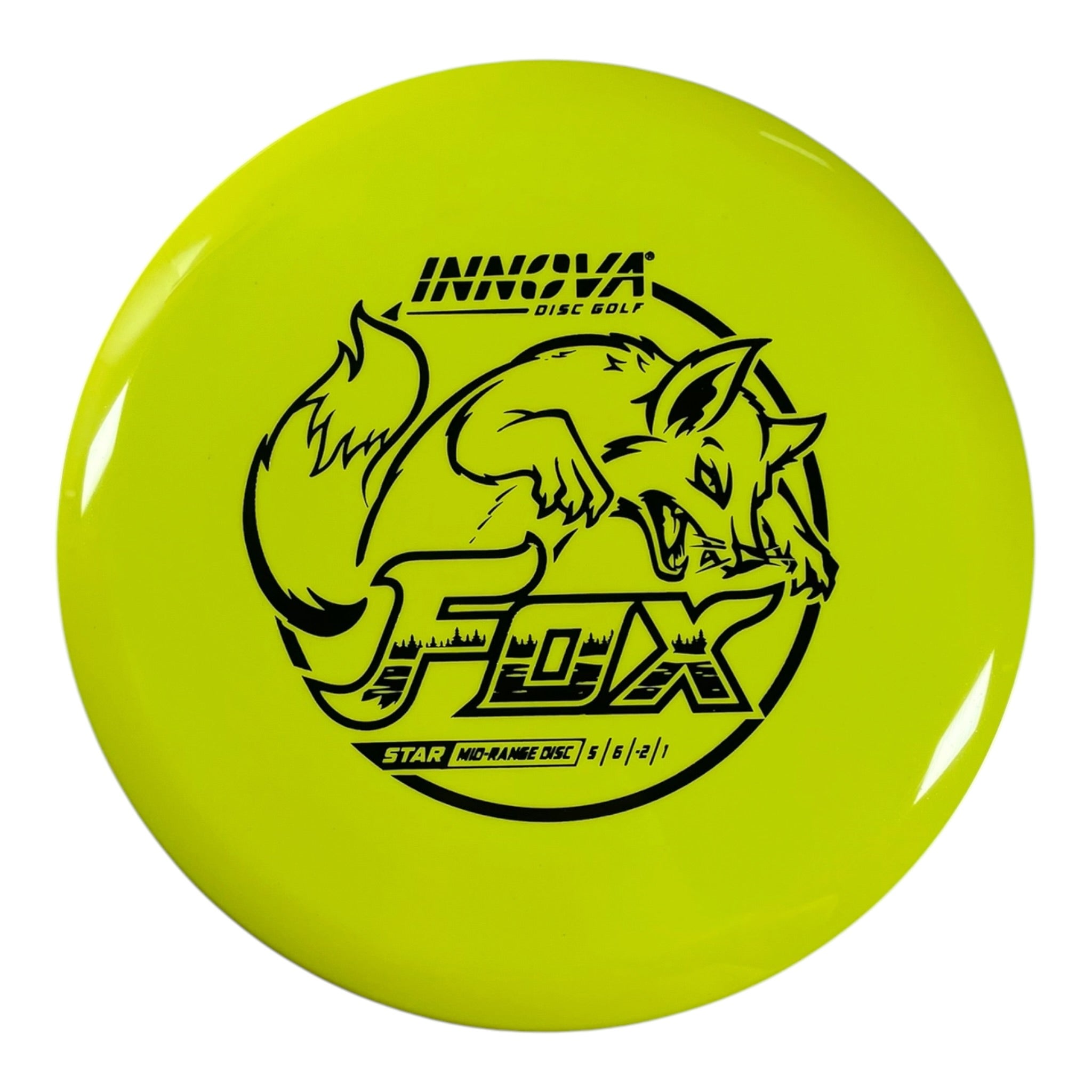 Innova Champion Discs Fox | Star | Yellow/Black 163g Disc Golf