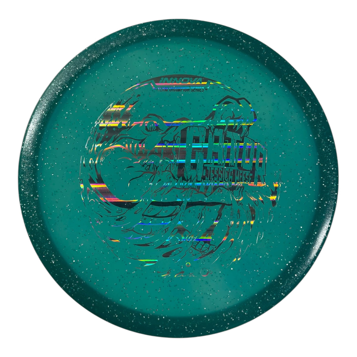 Innova Champion Discs Gator | Metal Flake | Teal/Holo 173g (Jessica Weese) Disc Golf