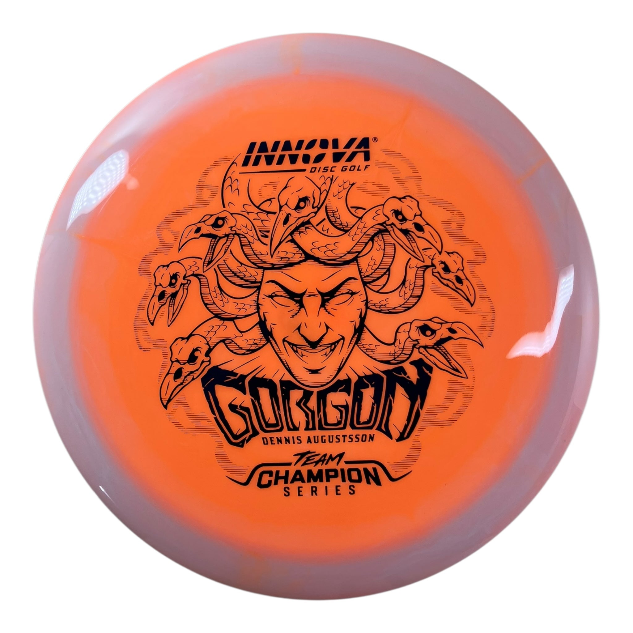 Innova Champion Discs Gorgon | Halo Star | Orange/Blue 175g (Dennis Augustsson) Disc Golf