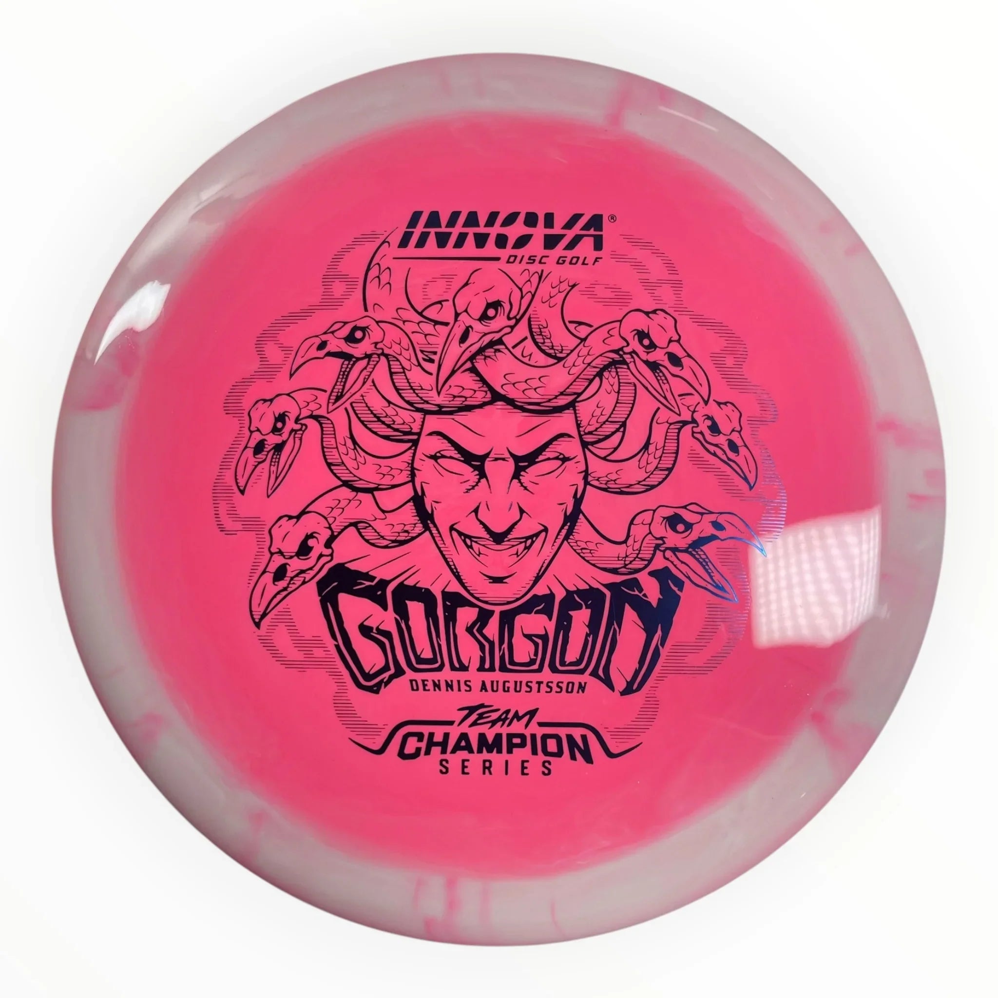 Innova Champion Discs Gorgon | Halo Star | Pink/Blue 173g (Dennis Augustsson) Disc Golf