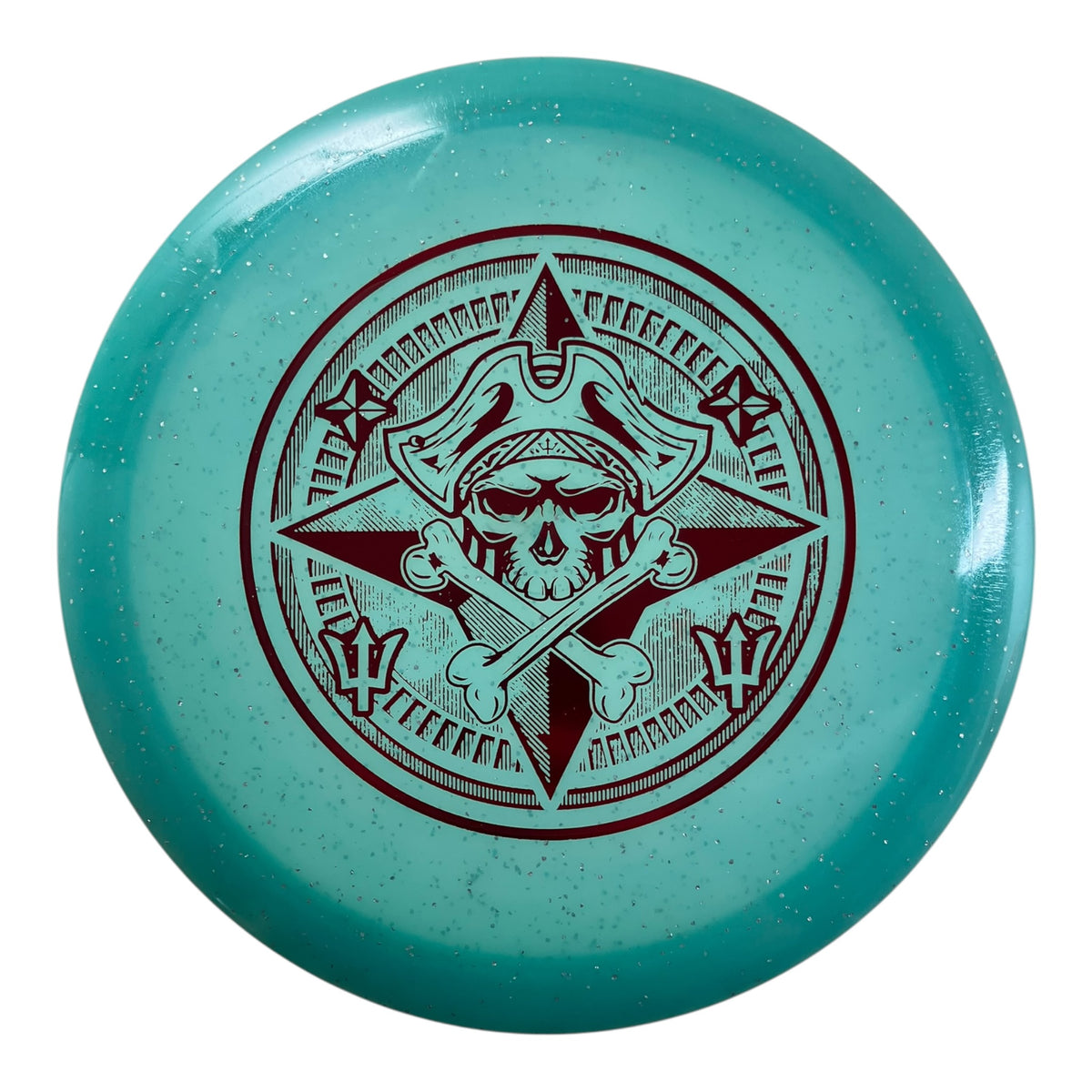 Innova Champion Discs Hawkeye | Classic Glow Metal Flake Champion | Blue/Red 173g (Philo Brathwaite Takeover) Disc Golf