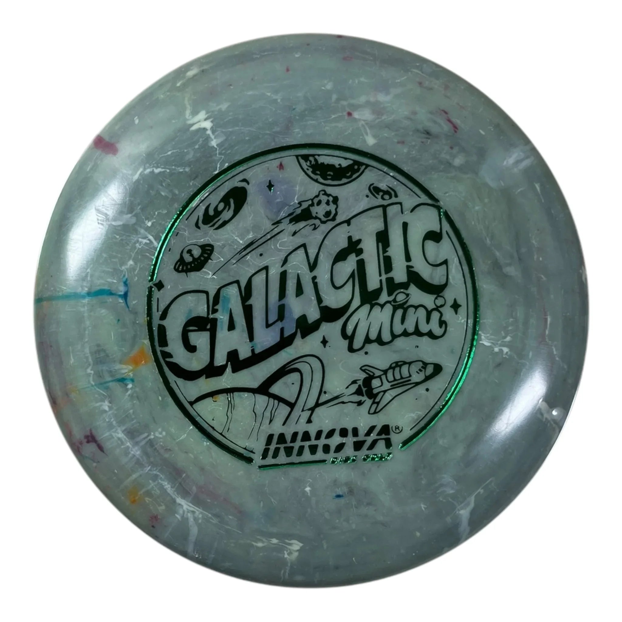 Innova Champion Discs Innova Galactic Mini Marker Disc | Multi/Green Disc Golf