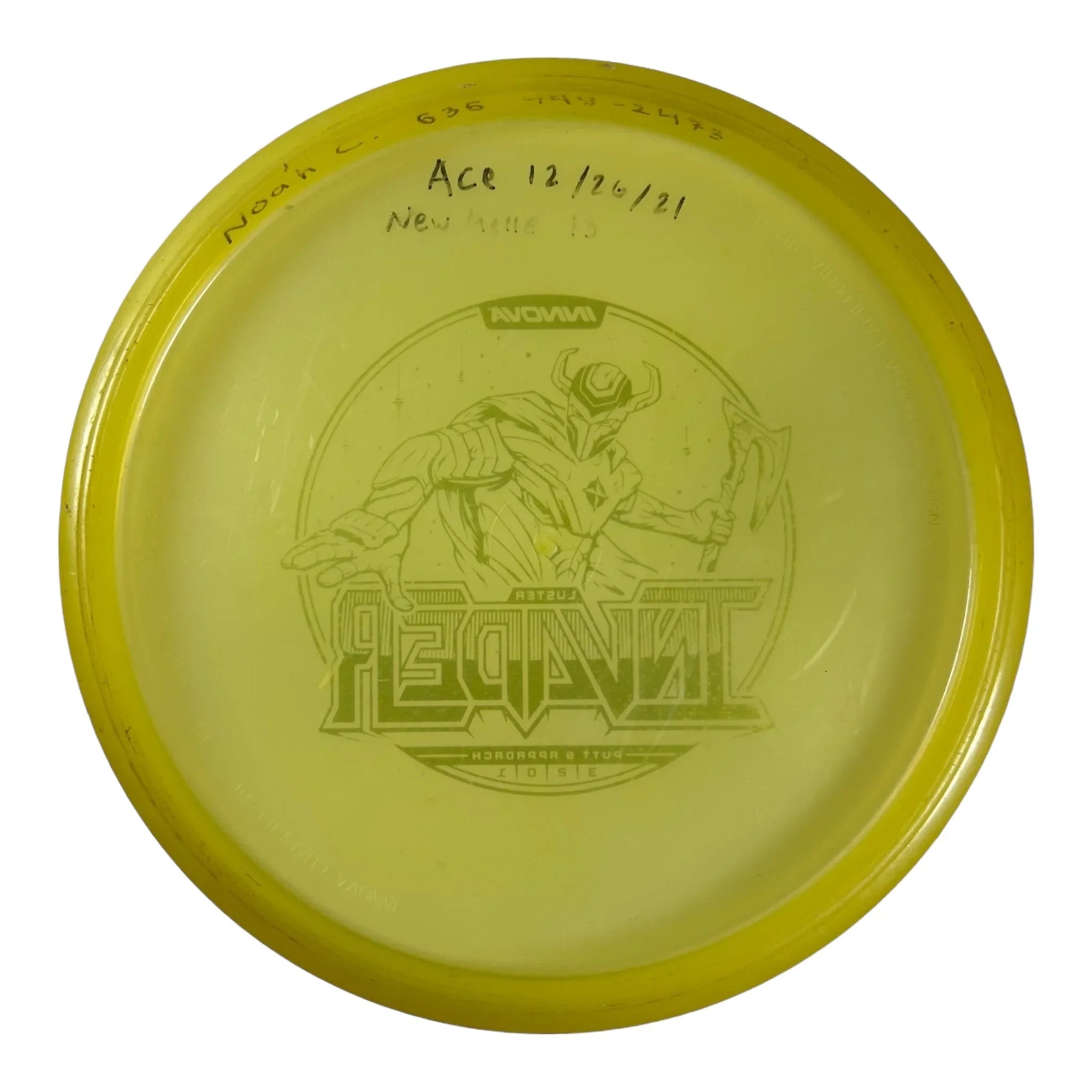 Innova Champion Discs Invader - Used Good | Luster | Yellow/Green 173g Disc Golf