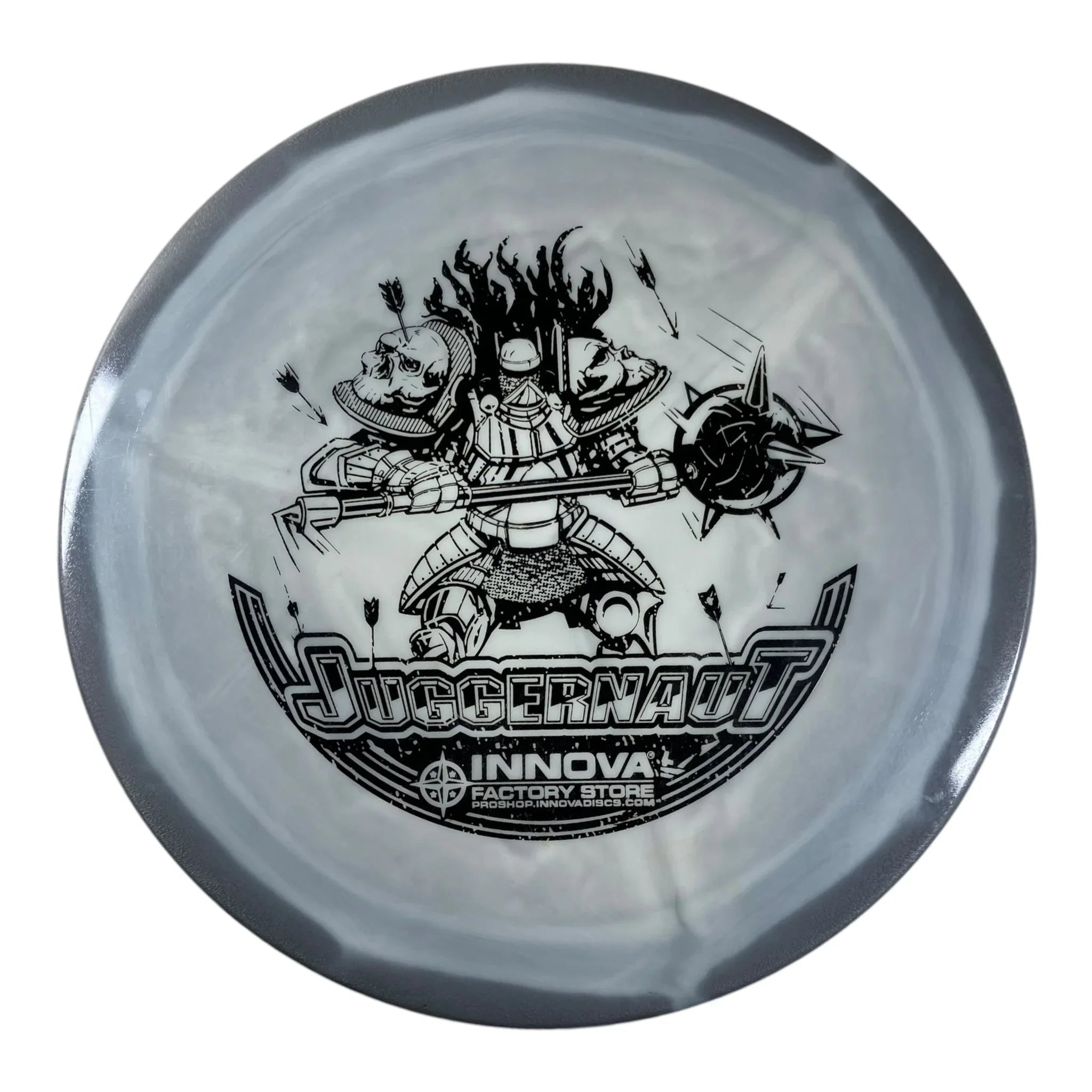 Innova Champion Discs Juggernaut - Used Like New | Halo Star | Grey/Black 173g (Factory Store) Disc Golf