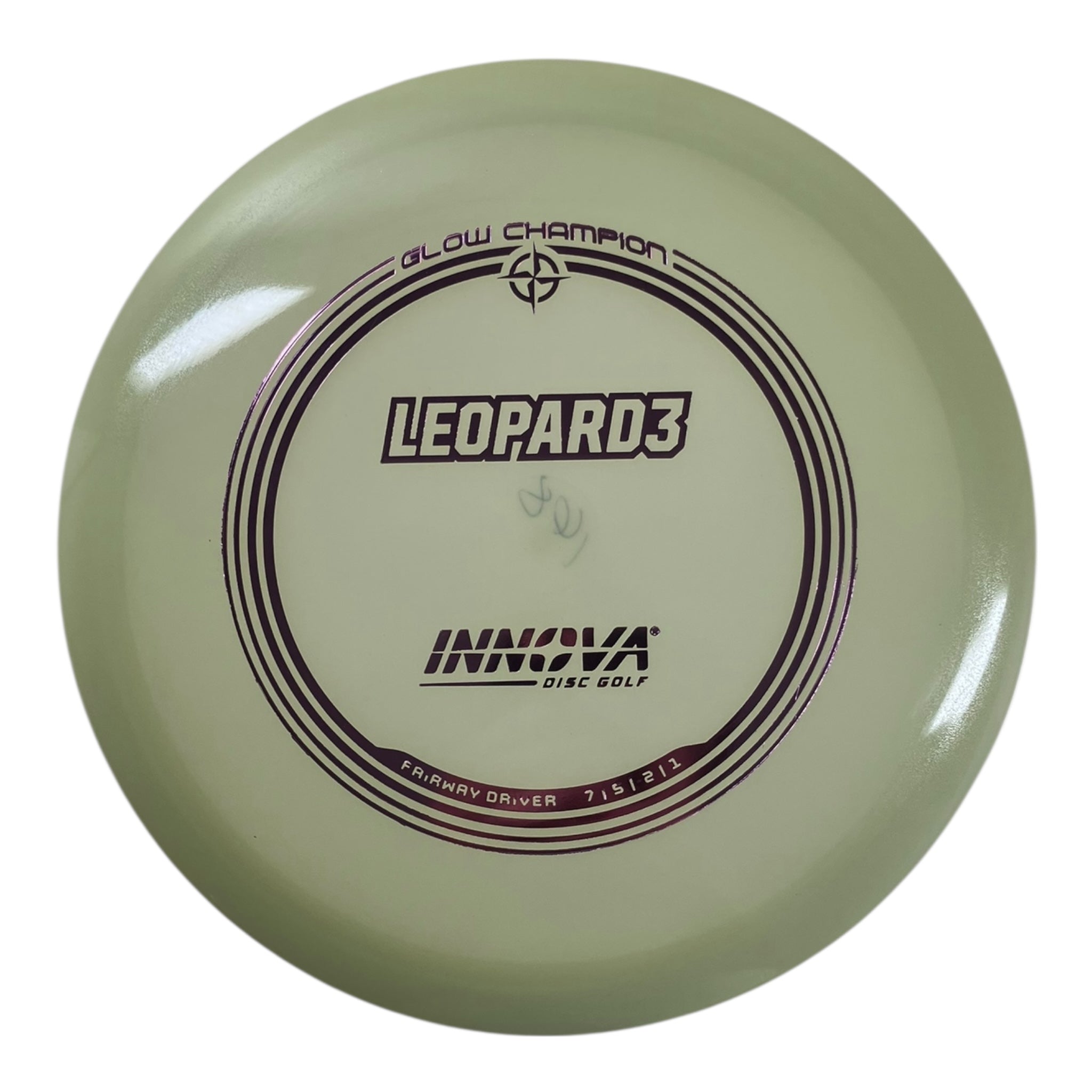 Innova Champion Discs Leopard3 | Champion Glow | Glow/Pink 168g Disc Golf
