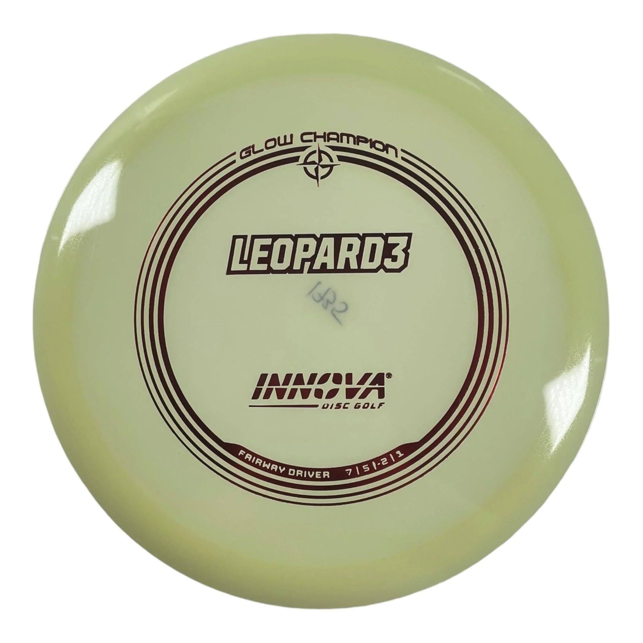 Innova Champion Discs Leopard3 | Champion Glow | Glow/Red 171g Disc Golf