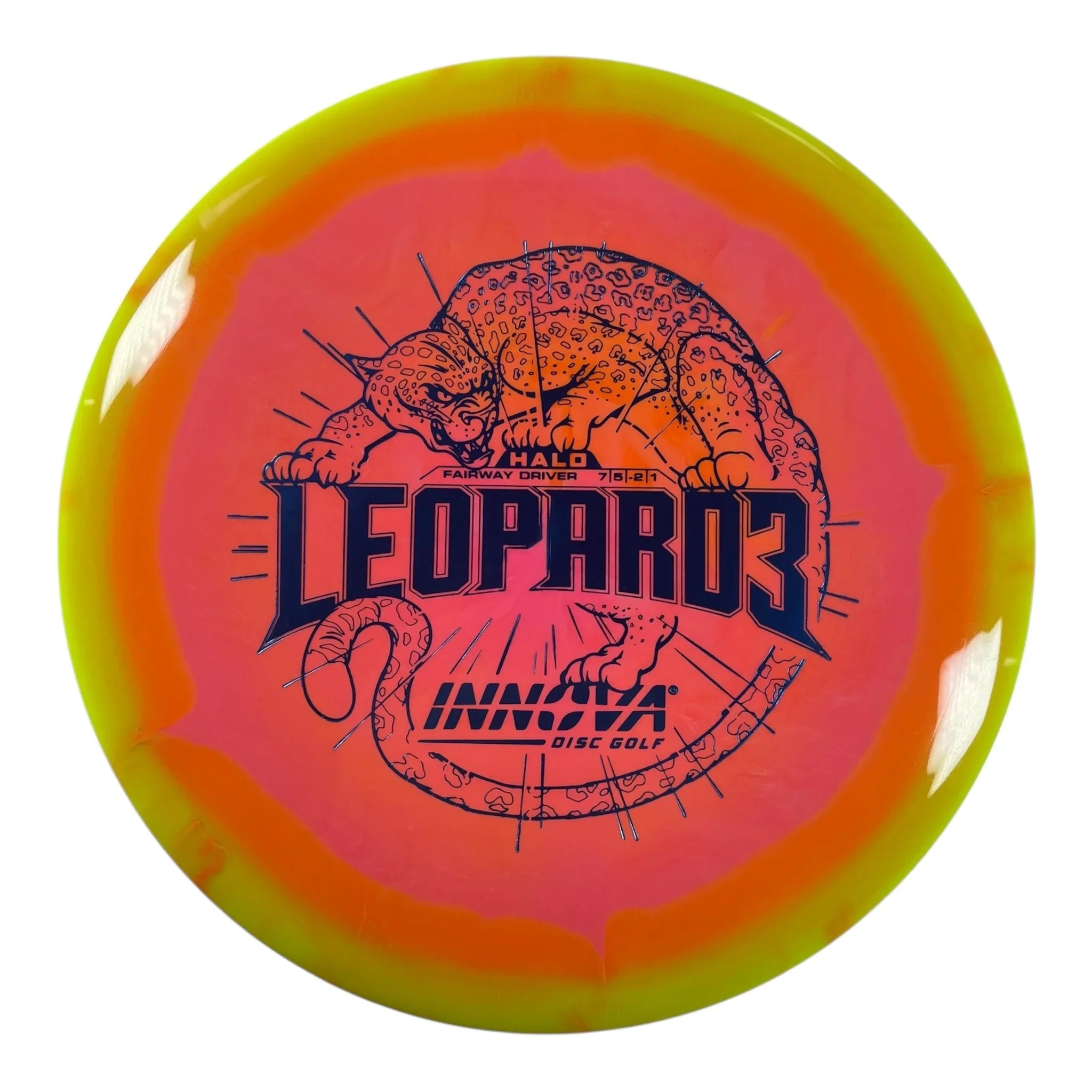 Innova Champion Discs Leopard3 | Halo Star | Orange/Blue 175g Disc Golf