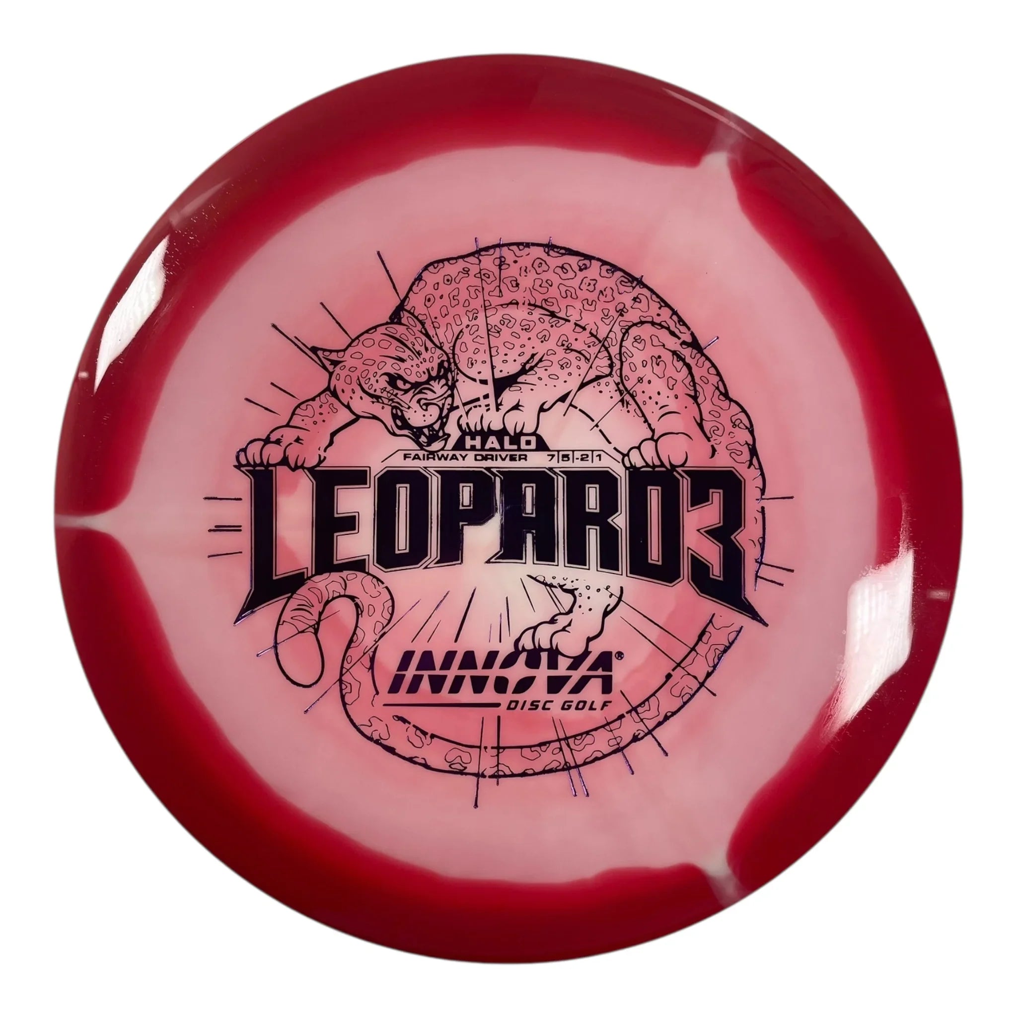 Innova Champion Discs Leopard3 | Halo Star | Red/Purple 167g Disc Golf