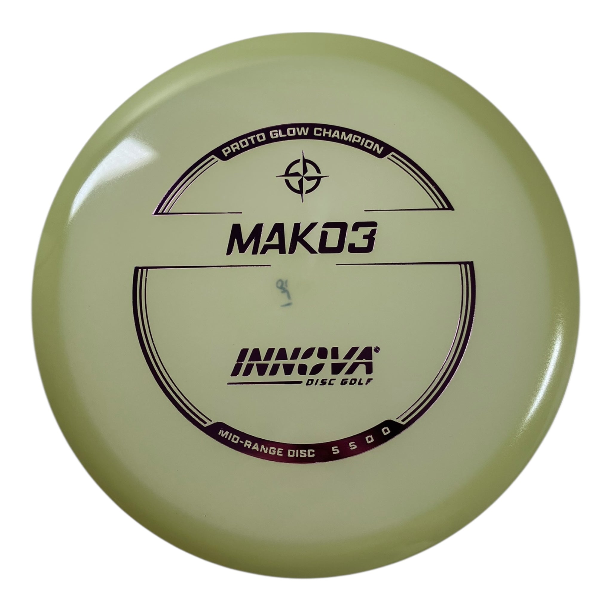 Innova Champion Discs Mako3 | Proto Glow Champion | Glow/Pink 175g Disc Golf