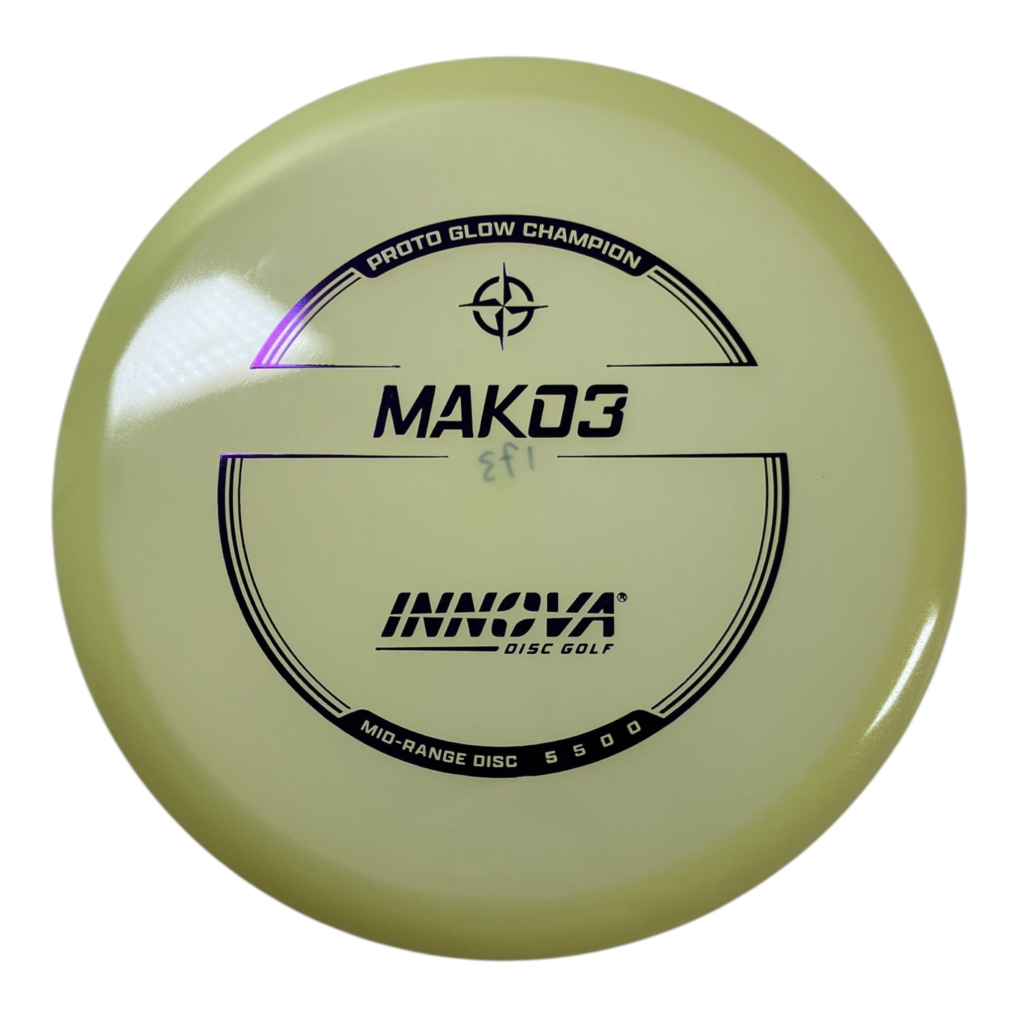 Innova Champion Discs Mako3 | Proto Glow Champion | Glow/Purple 173g Disc Golf