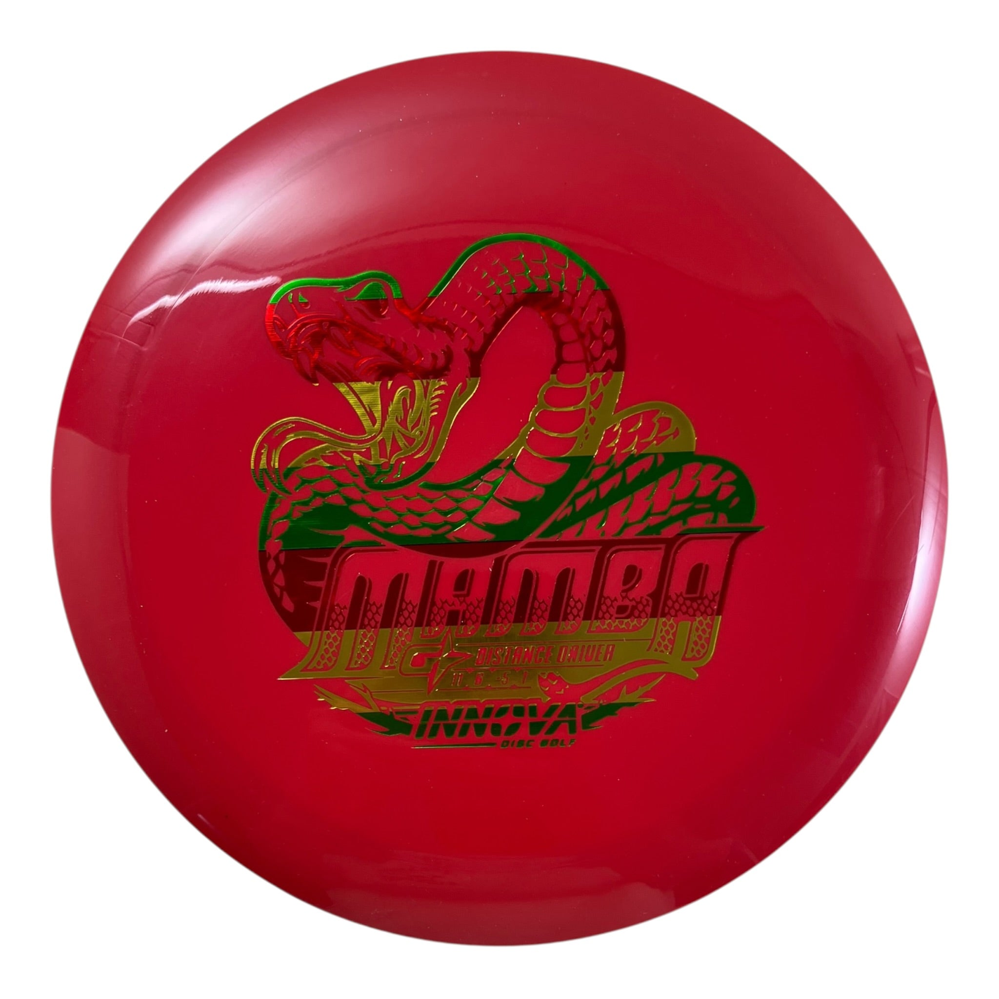 Innova Champion Discs Mamba | GStar | Red/Rasta 166g Disc Golf