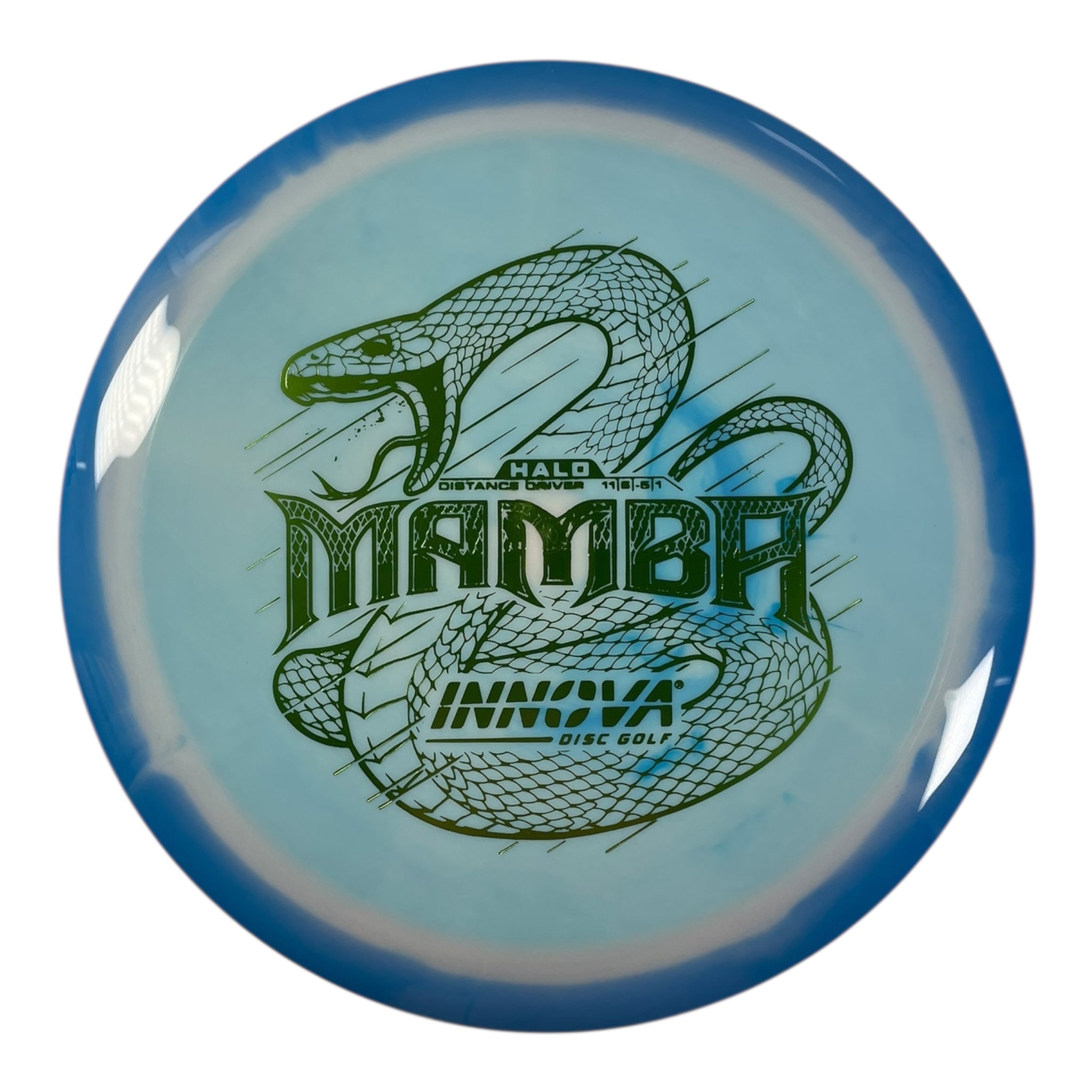 Innova Champion Discs Mamba | Halo Star | White/Blue/Green 170g Disc Golf