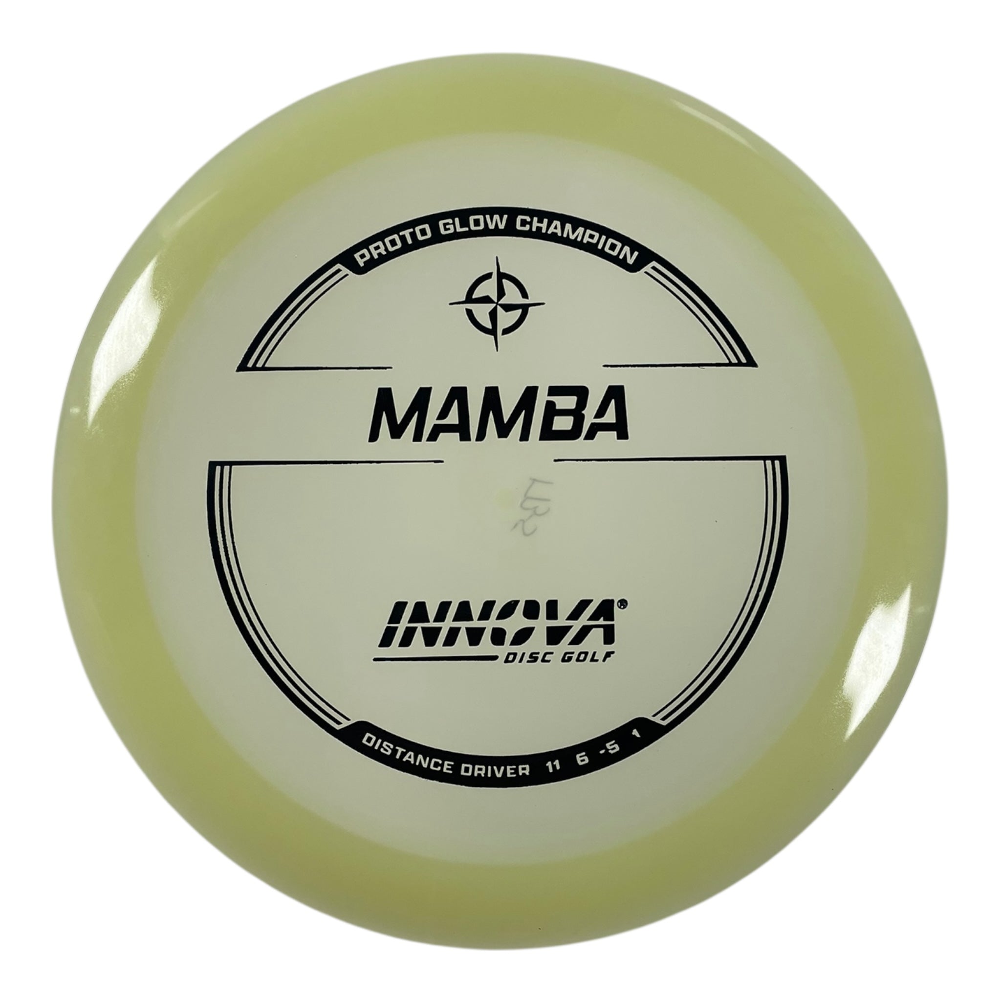 Innova Champion Discs Mamba | Proto Glow Champion | Glow/Black 173g Disc Golf