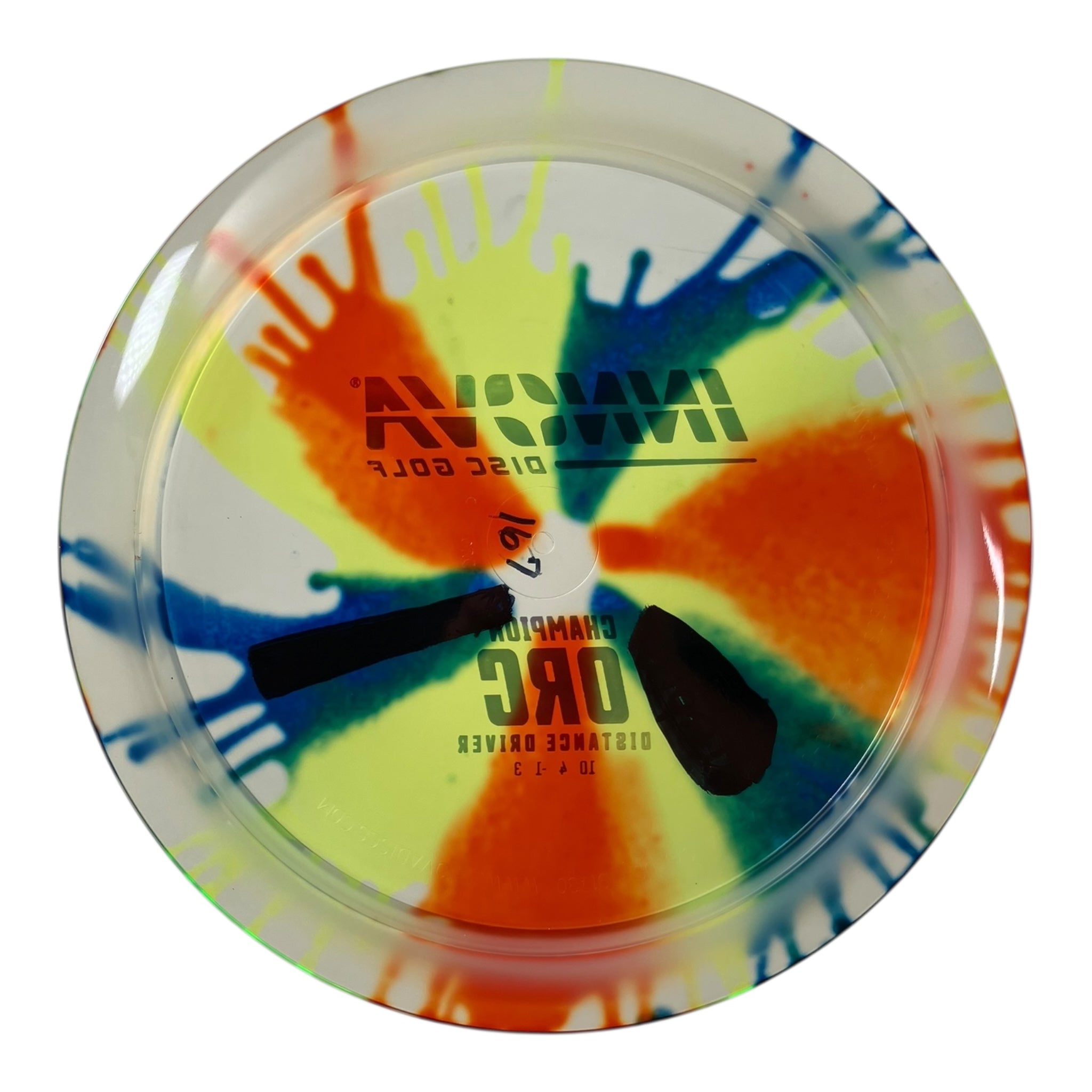 Innova Champion Discs Orc - Used Like New | Champion I-Dye | Red/Geed/Gold 167g Disc Golf