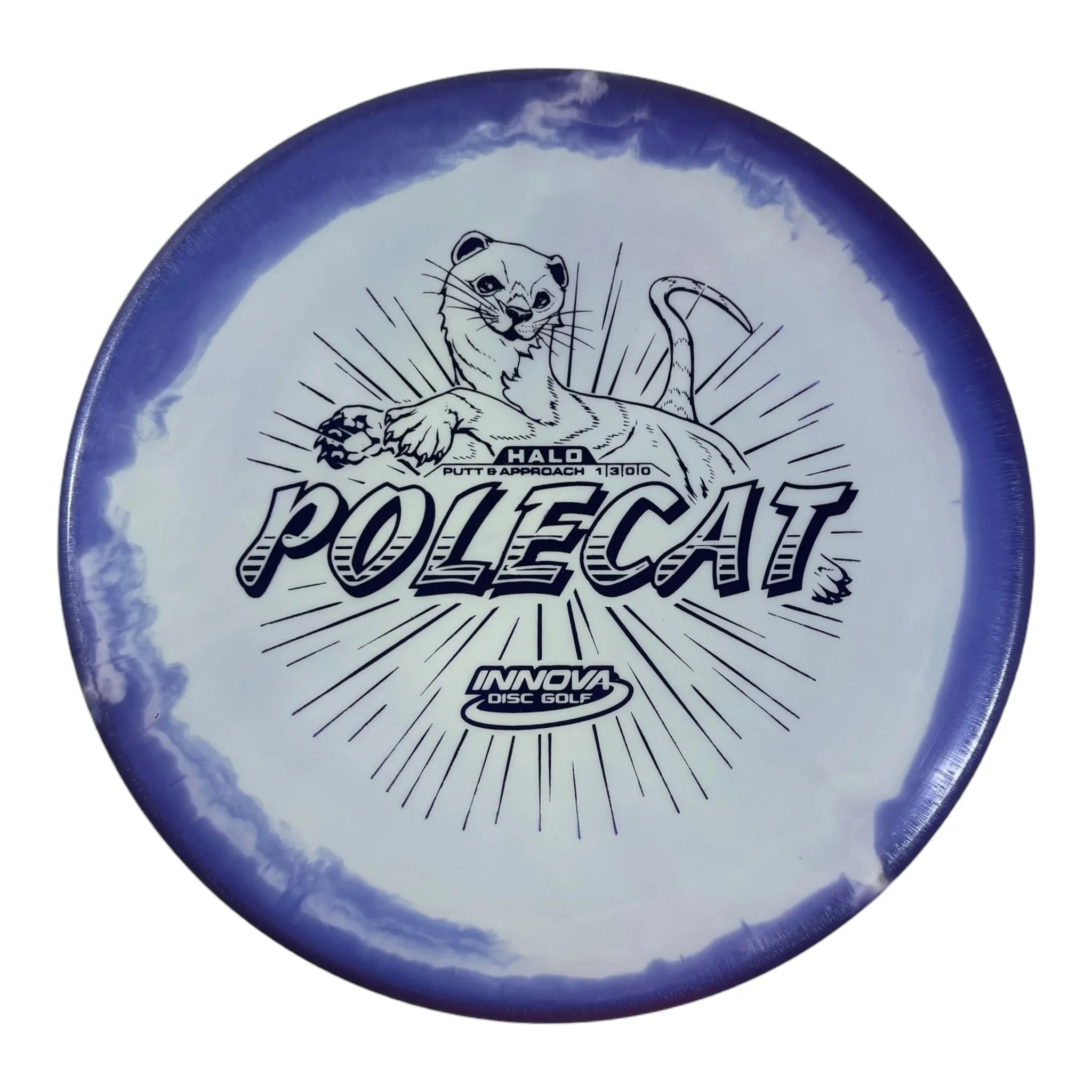 Innova Champion Discs Polecat | Halo | Purple/Purple 173g Disc Golf