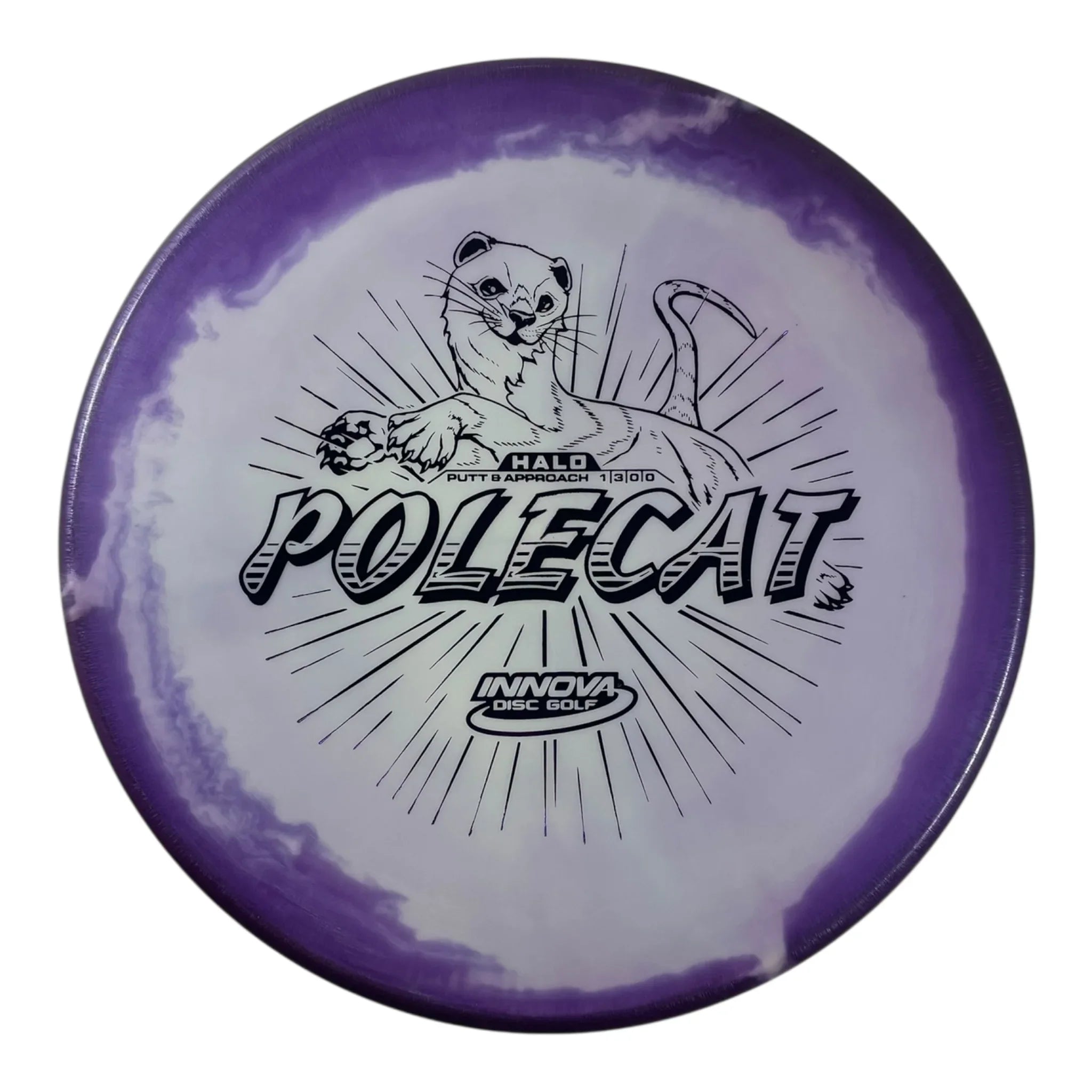 Innova Champion Discs Polecat | Halo Star | Purple/Purple 174g Disc Golf