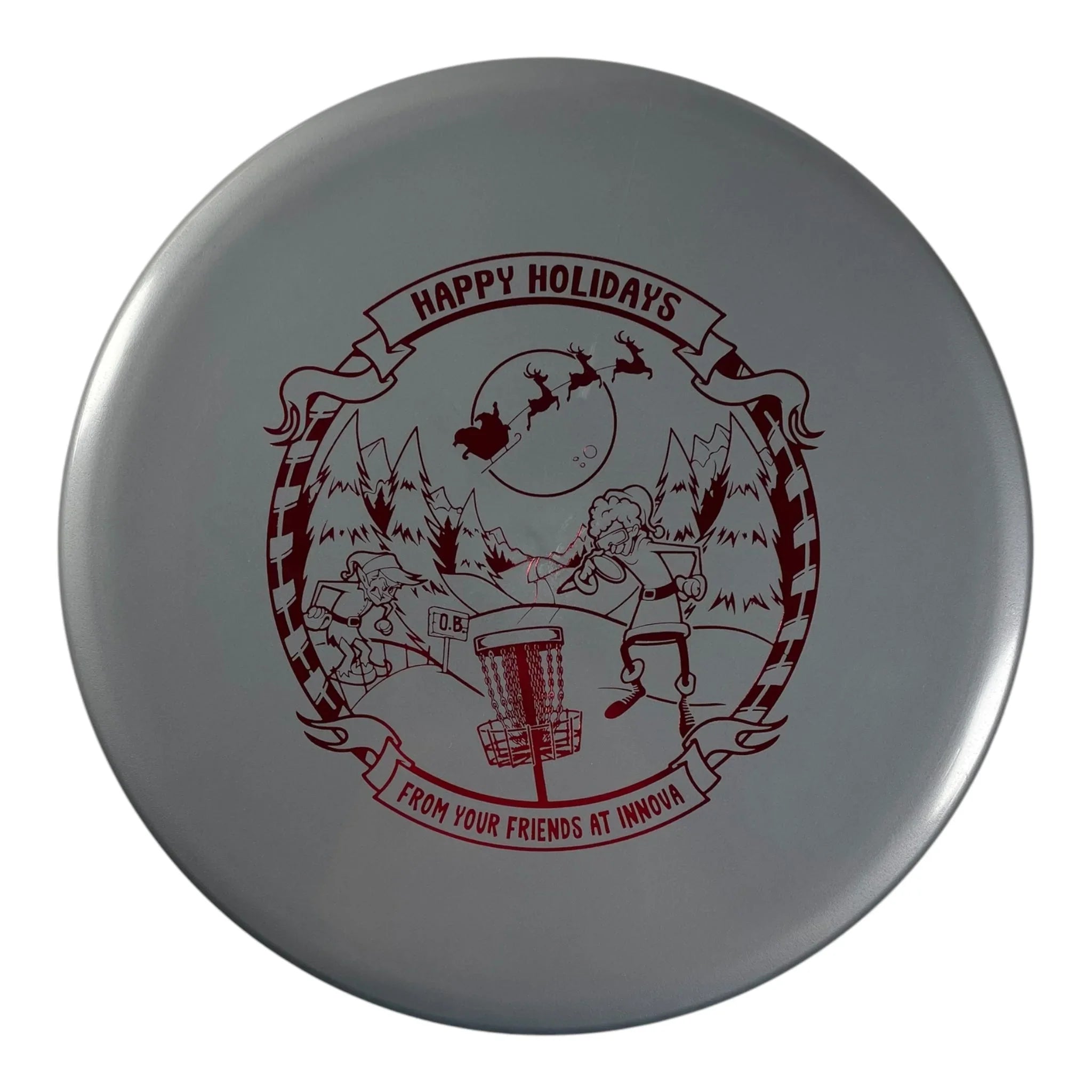 Innova Champion Discs Rat | Star | Grey/Red 175g (2020 Christmas) Disc Golf