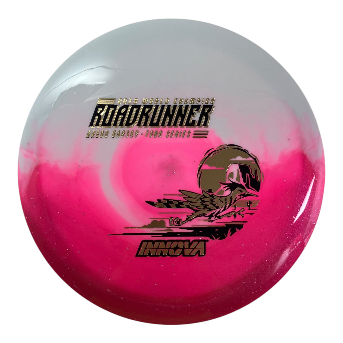 Innova Champion Discs Roadrunner | Duo | Pink/Gold 175g (Gregg Barsby) Disc Golf