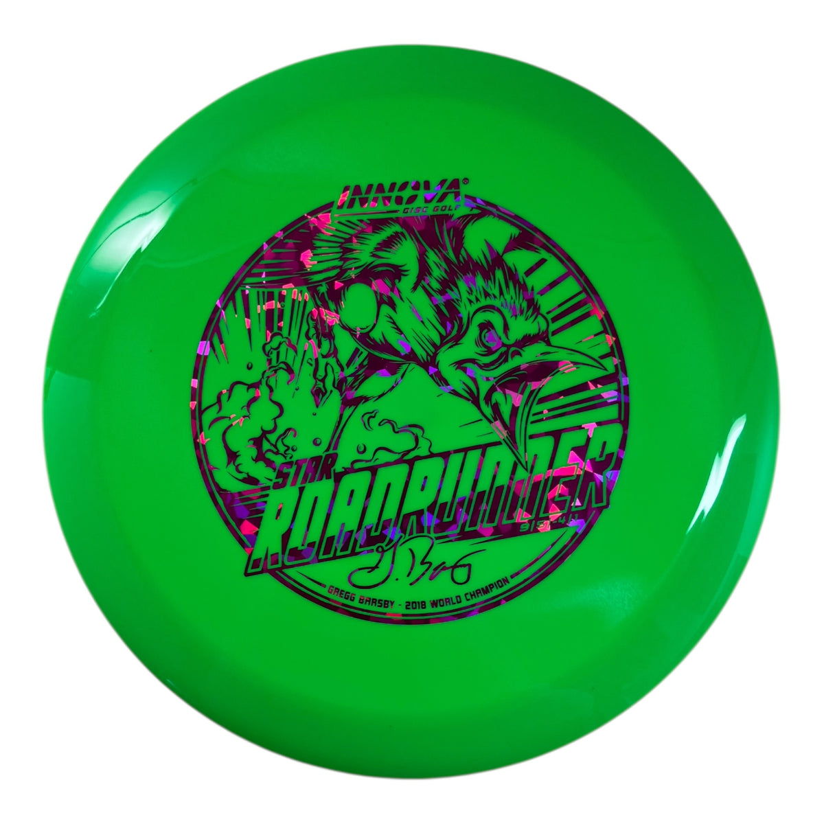 Innova Champion Discs Roadrunner | Star | Green/Pink 168g (Gregg Barsby) Disc Golf
