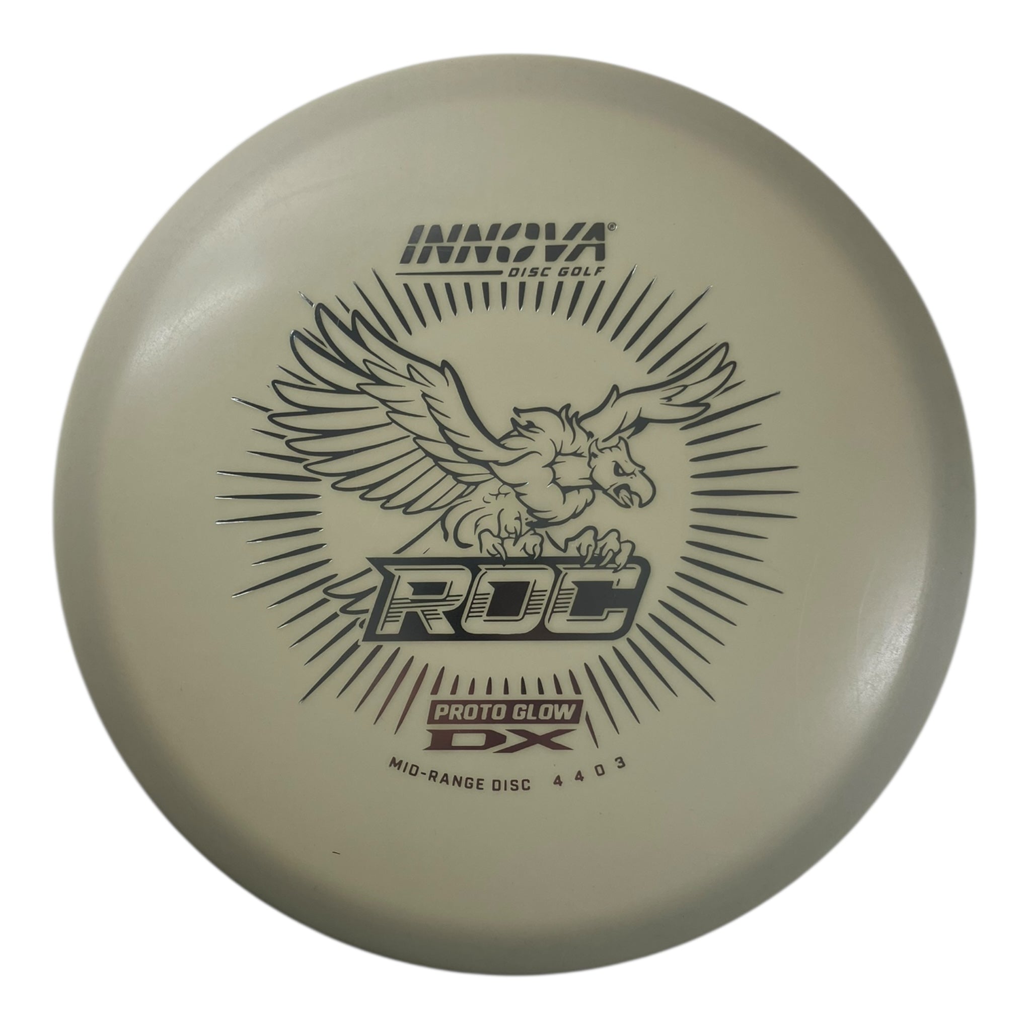 Innova Champion Discs Roc | Proto Glow DX | Glow/Silver 173g Disc Golf