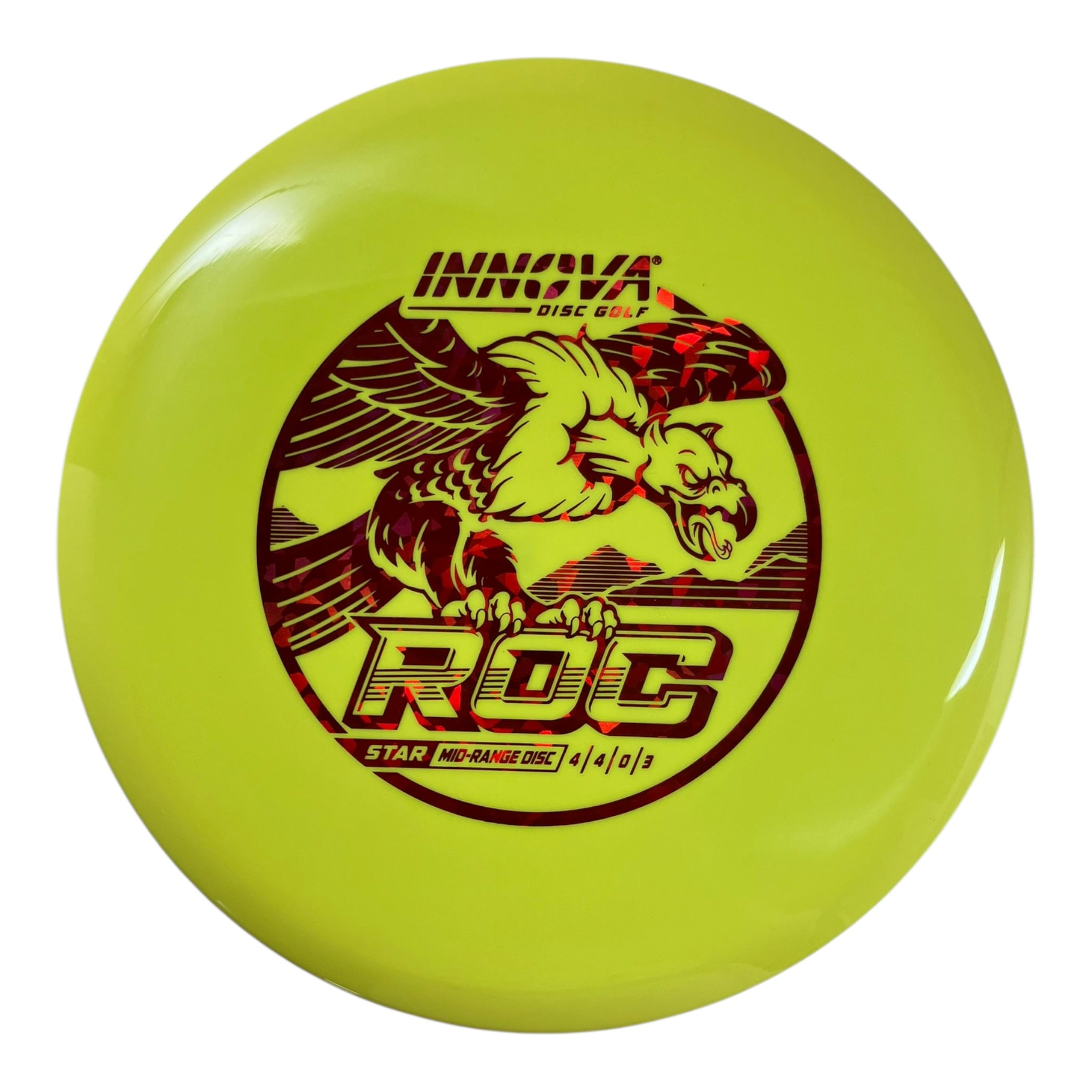 Innova Champion Discs Roc | Star | Yellow/Red 176g Disc Golf