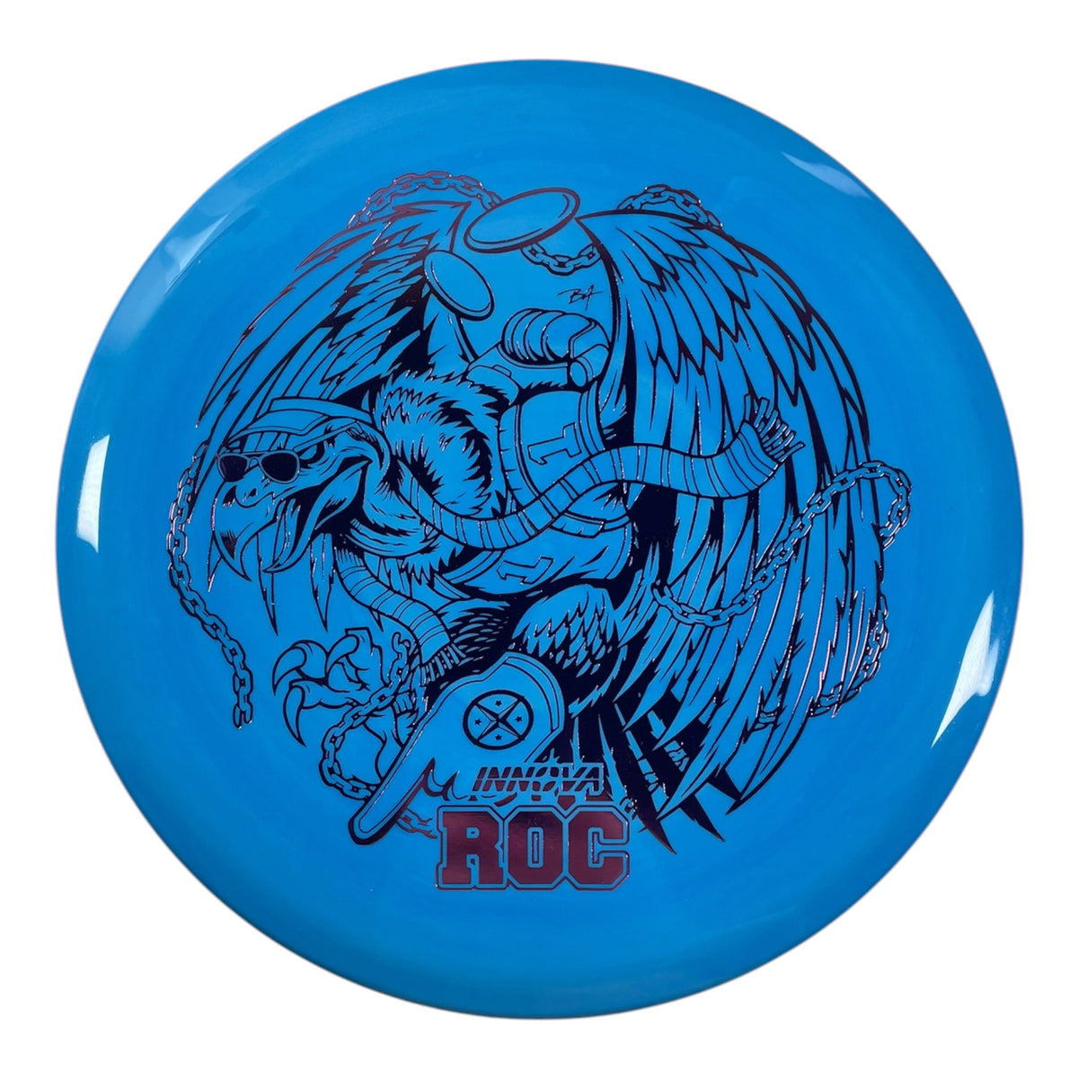 Innova Champion Discs Roc | Swirled Star | Blue/Pink 180g (Worlds Box Edition) Disc Golf
