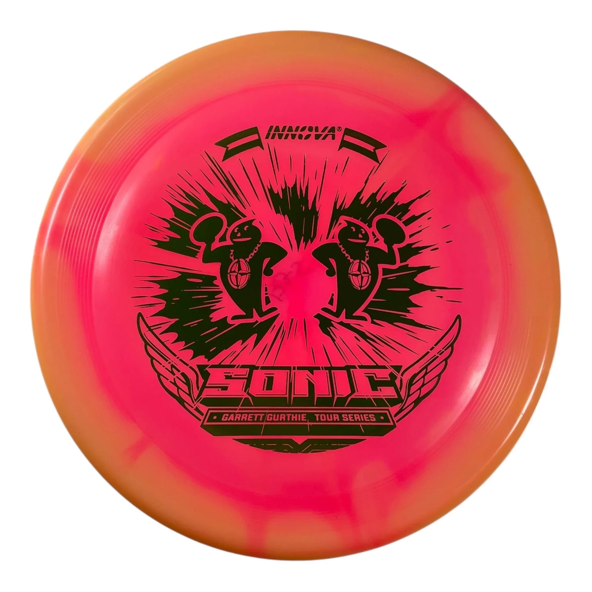 Innova Champion Discs Sonic | Glow Halo Star | Pink/Green 173g (2023 Garrett Gurthie) Disc Golf