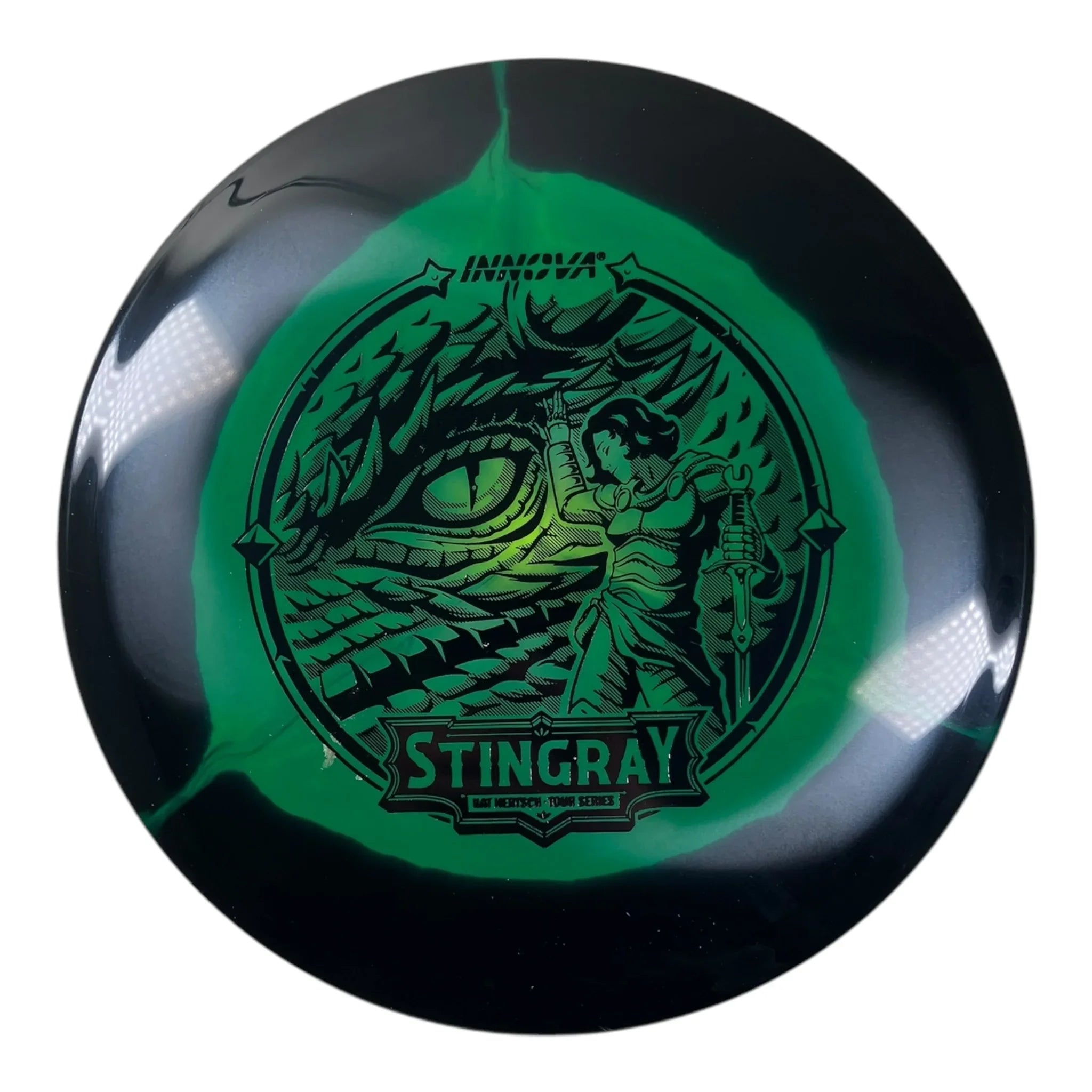 Innova Champion Discs Stingray | Halo | Black/Black 180g (Kat Mertsch) Disc Golf