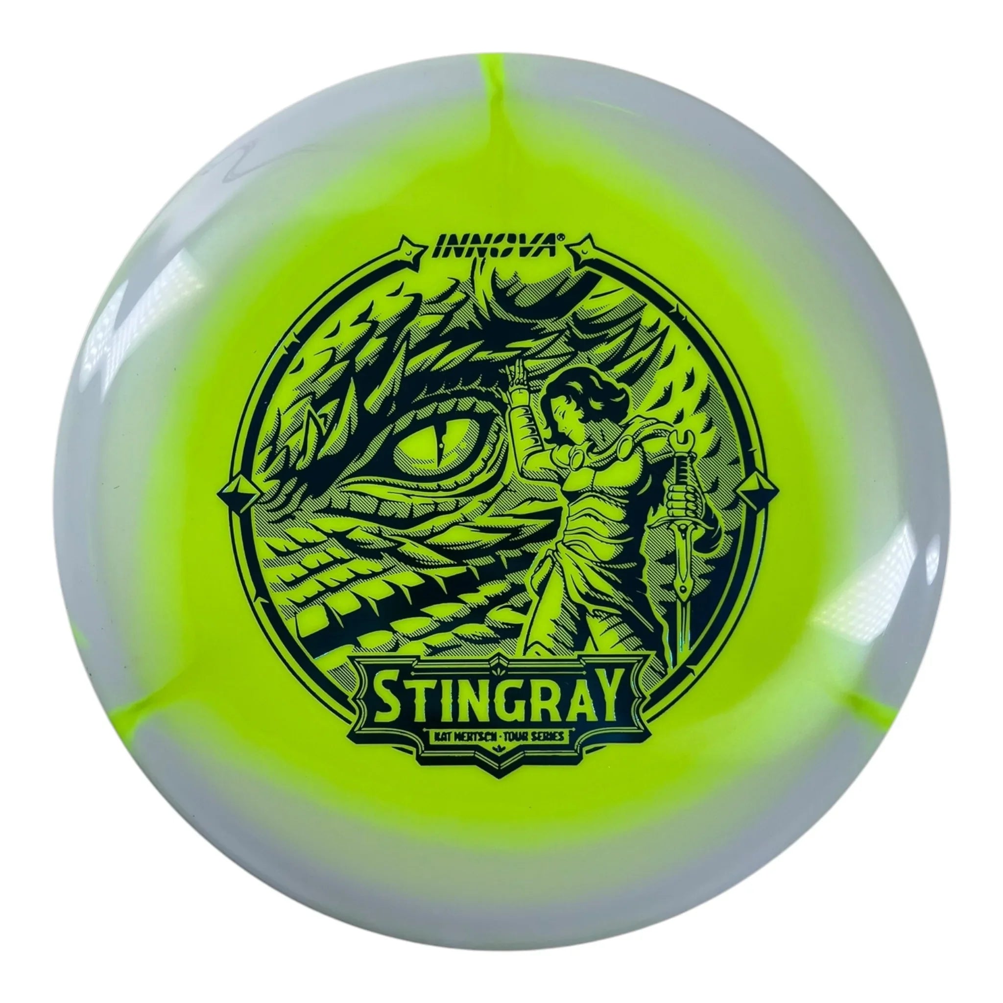 Innova Champion Discs Stingray | Halo | Yellow/Blue 180g (Kat Mertsch) Disc Golf