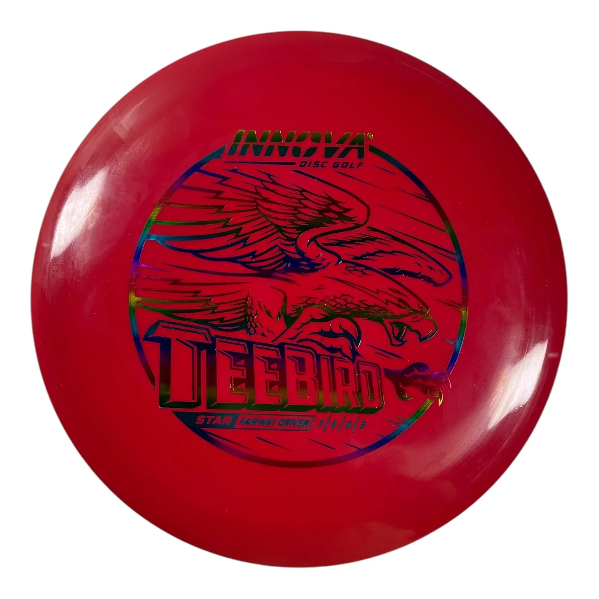 Innova Champion Discs Teebird | Star | Red/Rainbow 167g Disc Golf