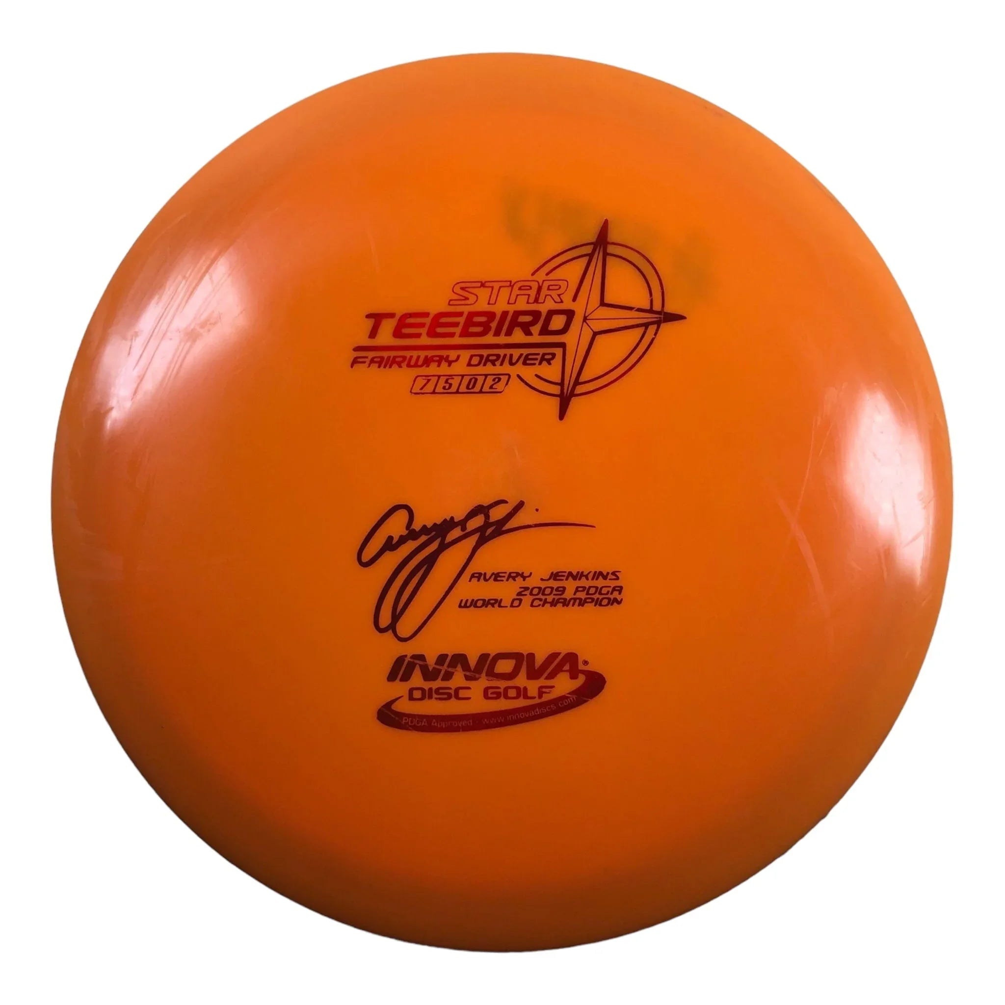 Innova Champion Discs Teebird - Used Fair | Star | Orange/Red 175g (Avery Jenkins) Disc Golf