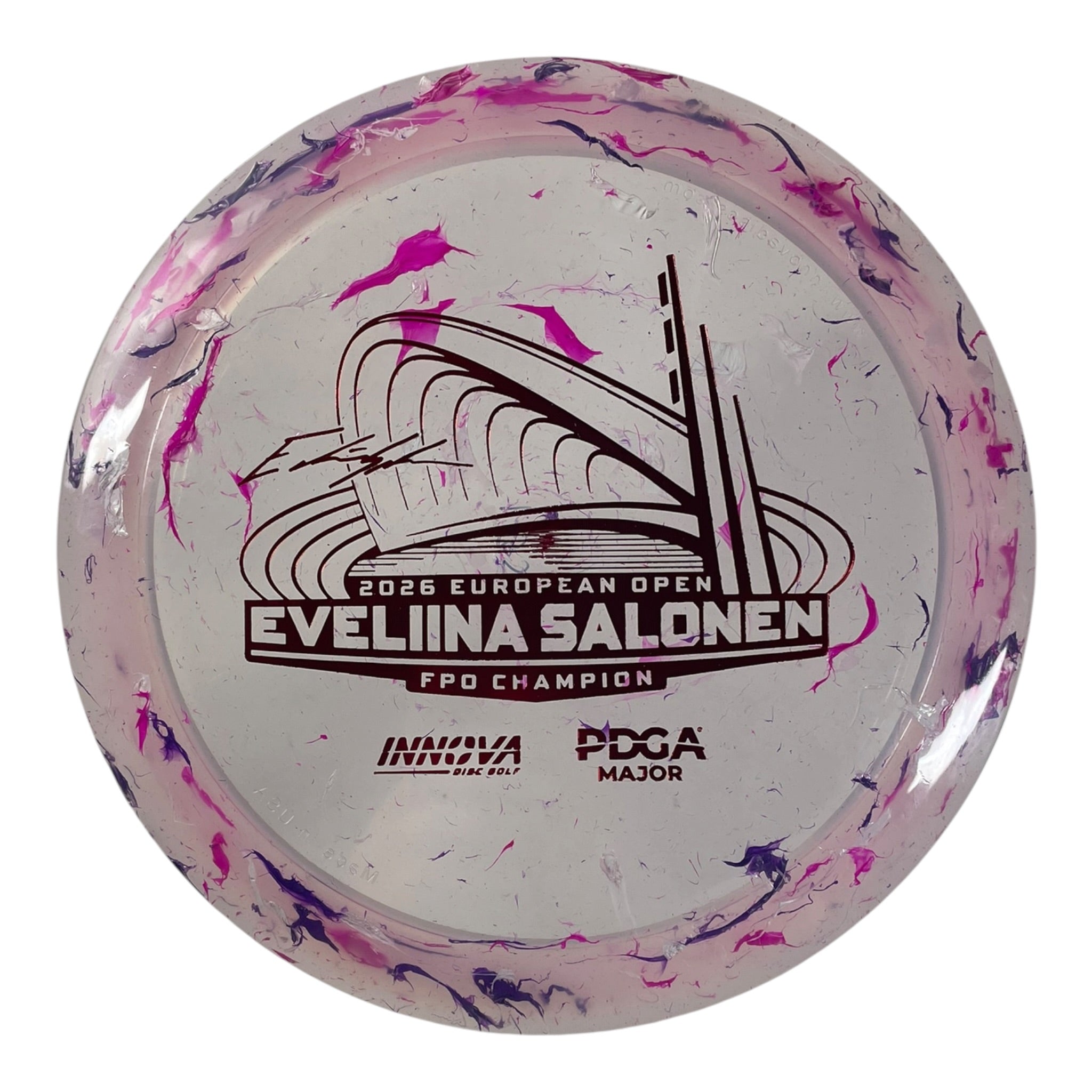 Innova Champion Discs Thunderbird | Party Time | Pink/Red 173g (Eveliina Salonen Commemorative) Disc Golf